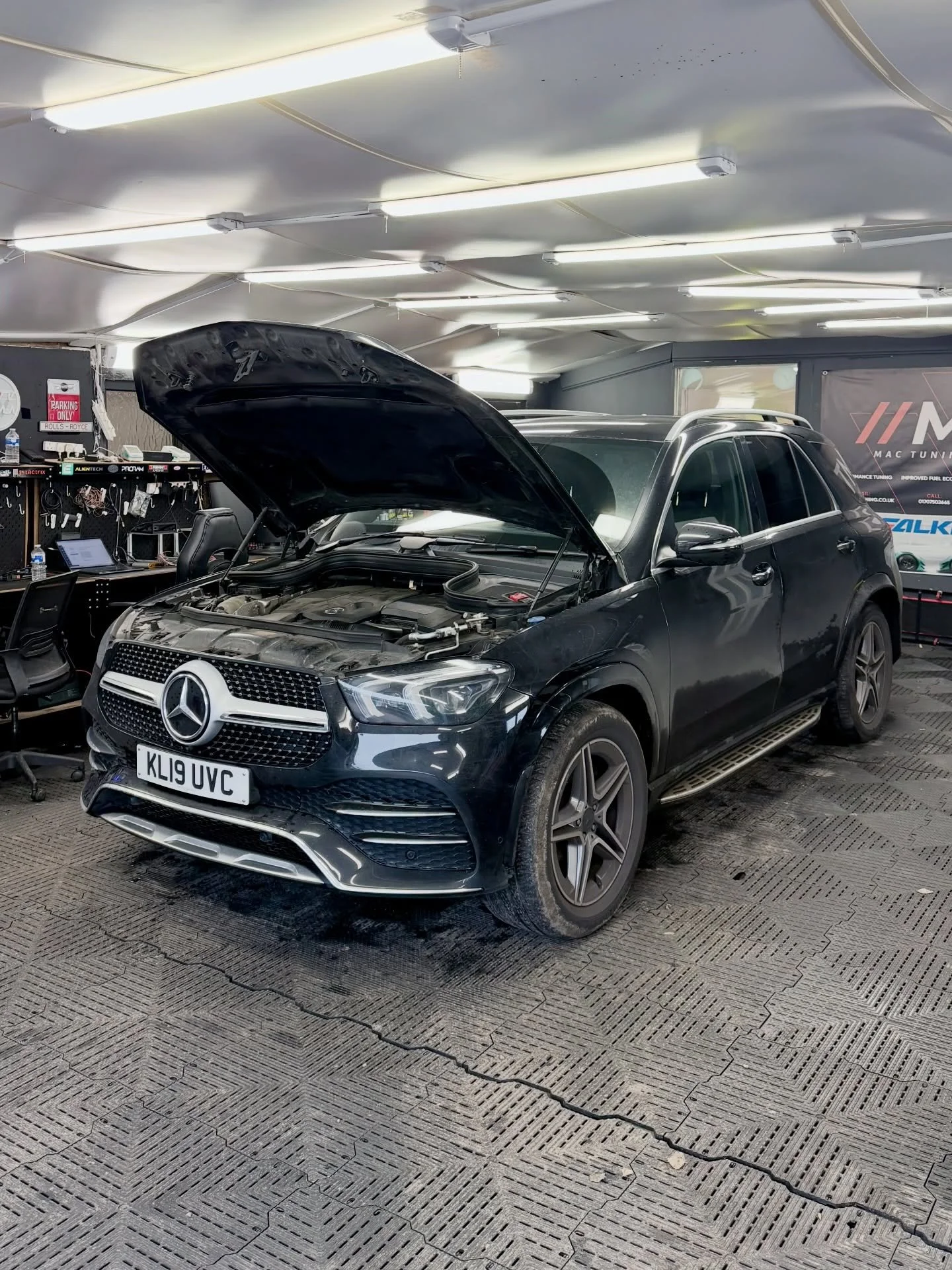 Mercedes GLE 300D in for our performance tuning package! These are a huge heavy beast of a car and come standard with a restricted 245bhp and 500nm.

Our tuning on these models transforms them for the better, unlocking an extra 100nm more torque acro