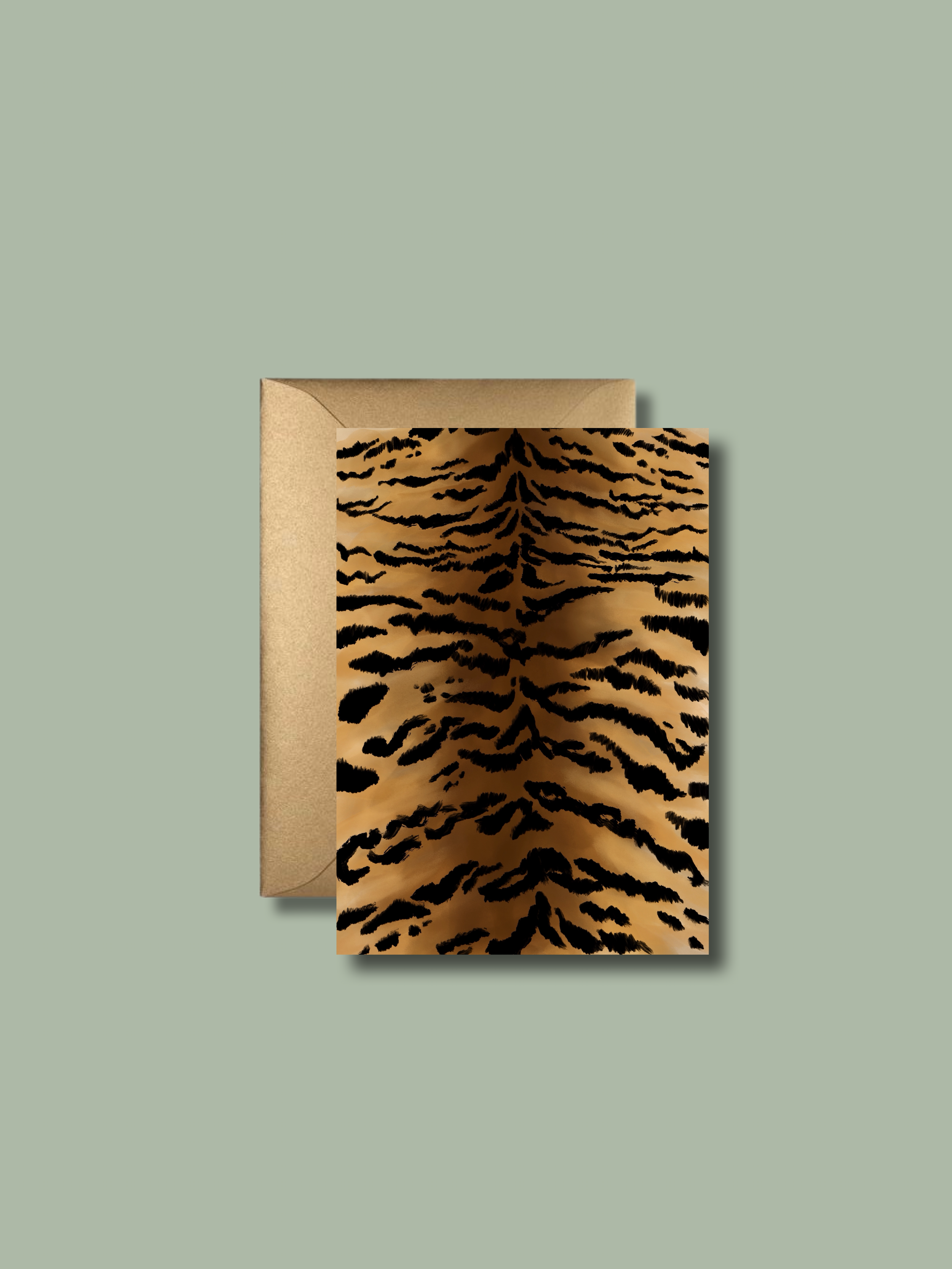 Tiger Print Cards