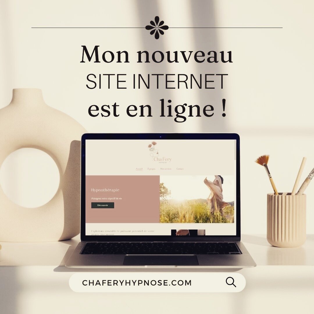 🎉 C'est avec une immense joie et fiert&eacute; que je vous annonce le lancement de mon nouveau site internet d&eacute;di&eacute; &agrave; l'hypnose d'accompagnement! 🌐
Toutes les informations dont vous avez besoin sont d&eacute;sormais accessibles 