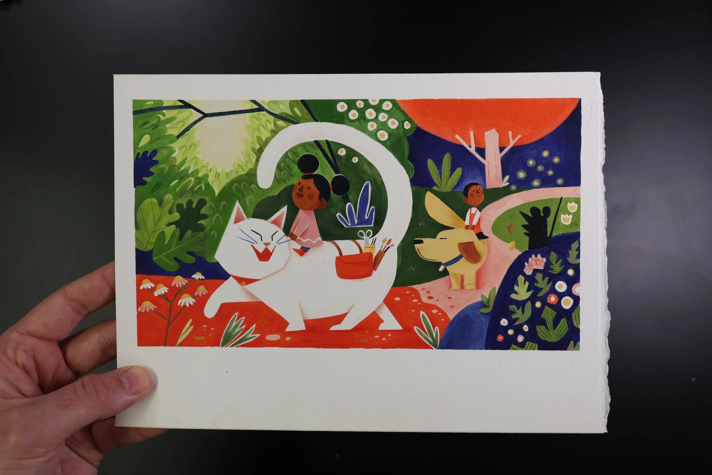 Artwork - Cat and Dog Ride