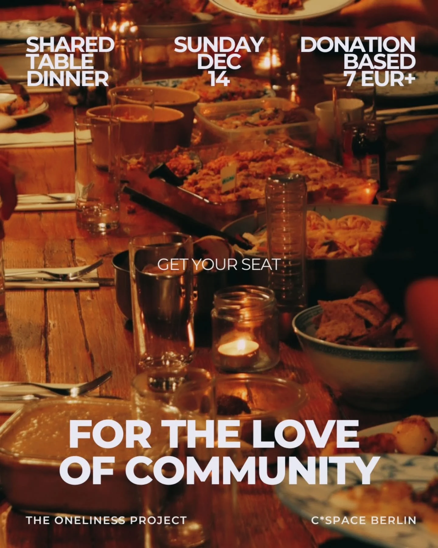 The final one for 2025 ✨ come gather this week at @cspaceberlin 🌟 or online! 🔗 details via link in bio!
 
This summer, we hosted 9 #SharedTableDinners in Berlin, an outdoor picnic edition in Buenos Aires, and a lunch edition in Lisbon. Each gatheri