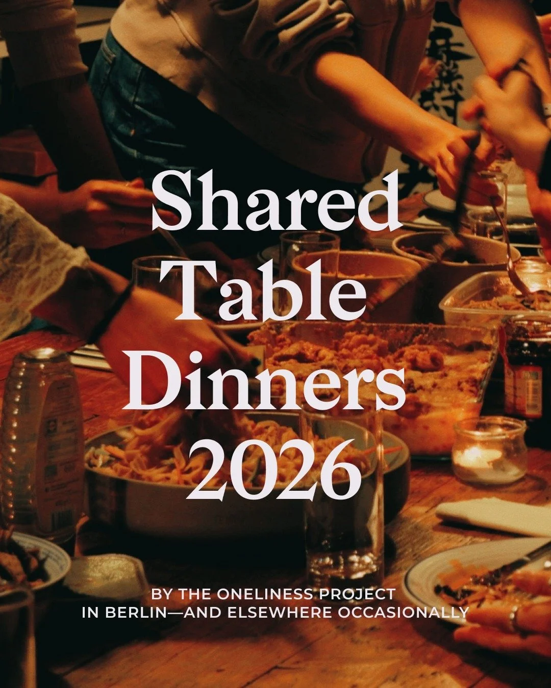 Shared Table Dinners are back in 2026 ✨

Starting in Berlin&mdash;and let&rsquo;s see where else this year will take us!

Community as a practice: bring something to the table: a dish, your experiences, your presence around questions that move us all
