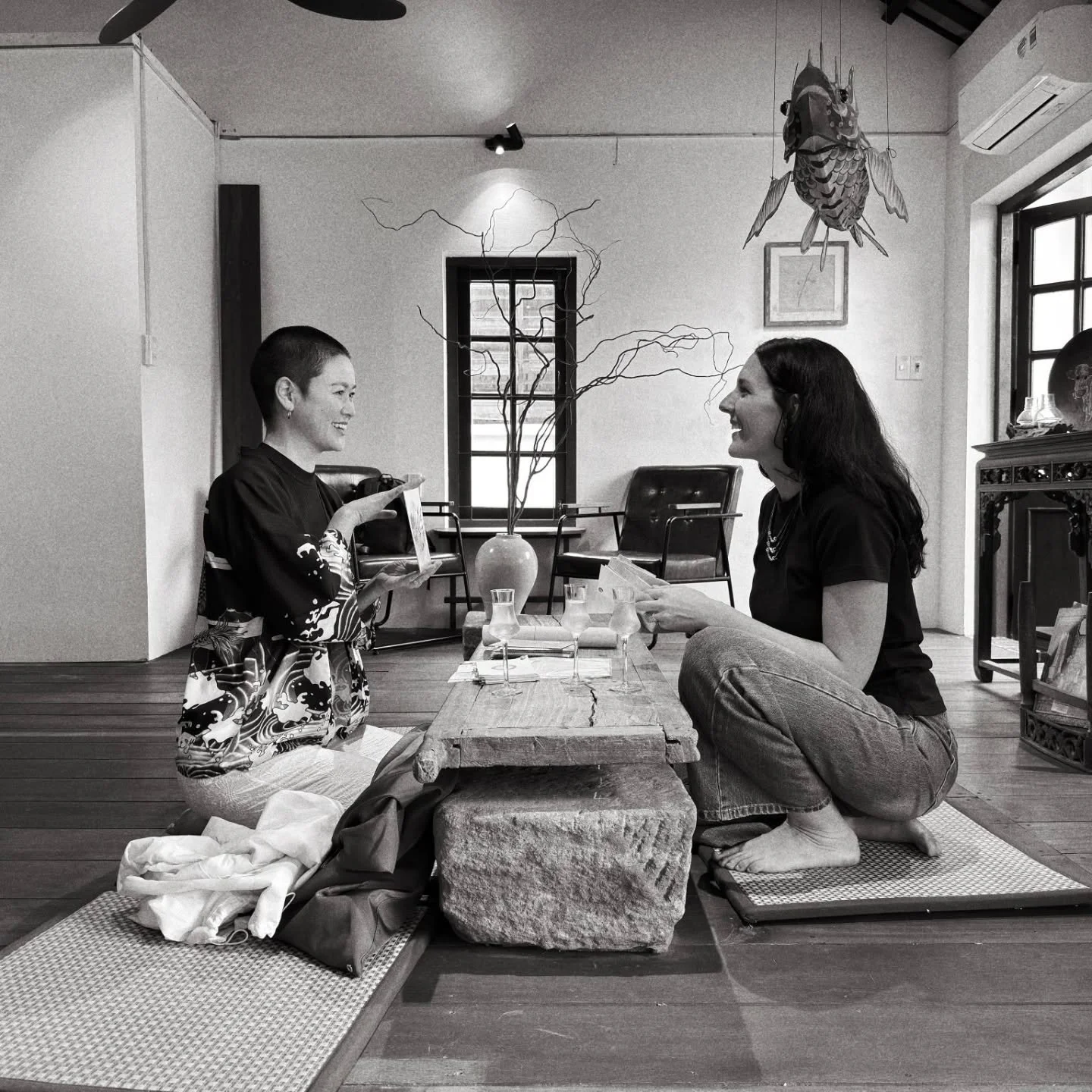 When work is joy &mdash; x months ago @laurafrancois_ and I started to dream up what a writer's retreat (that's not yet another writer's retreat) could feel and look like. One where structure and emergence meet, where community as a verb sits at the 