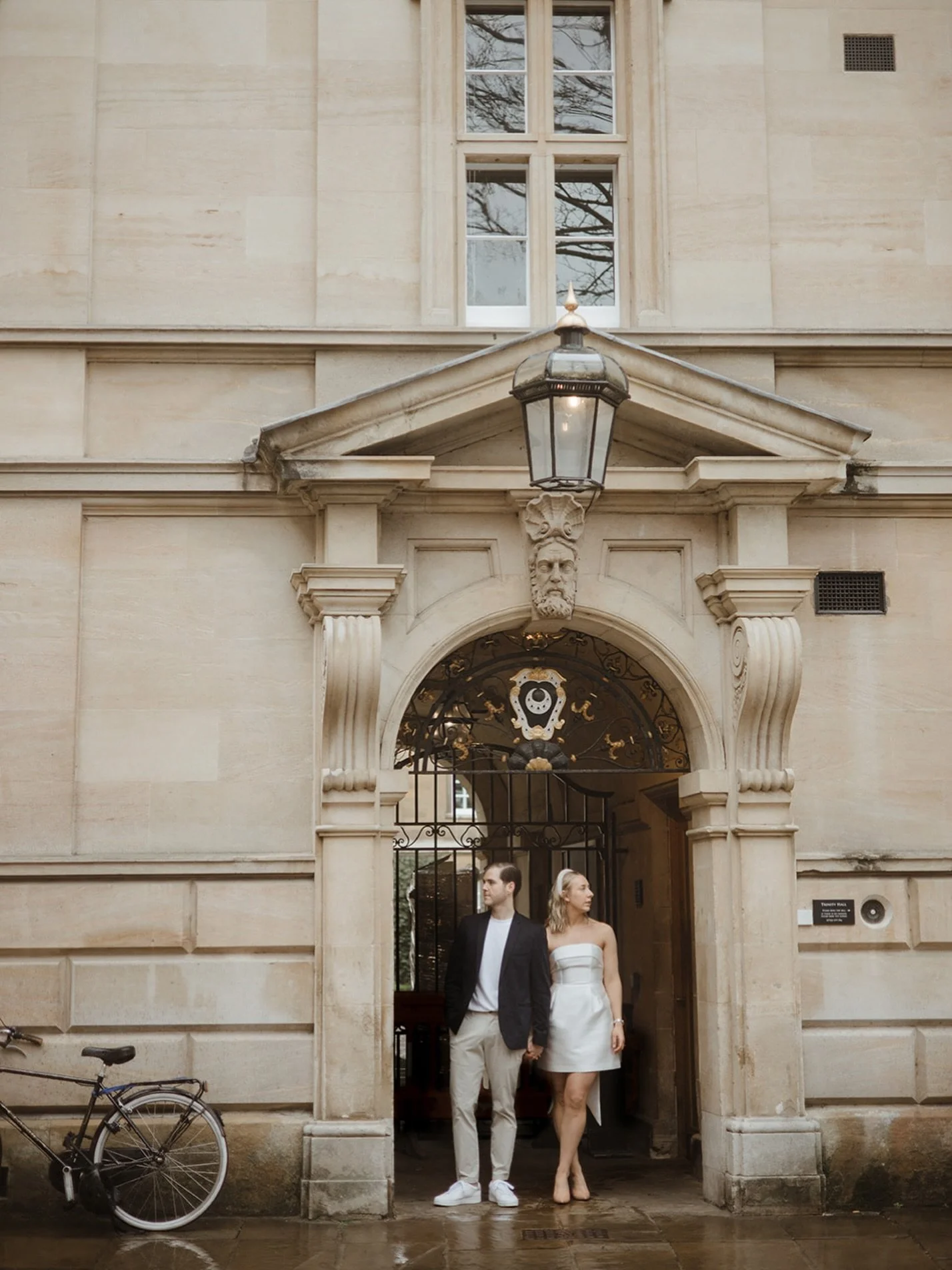 Call us odd but we love the rain. Lucy &amp; Ash in Cambridge. 

#cambridgephotographer #cambridgecity #cambridge #cityengagementsession #engaged