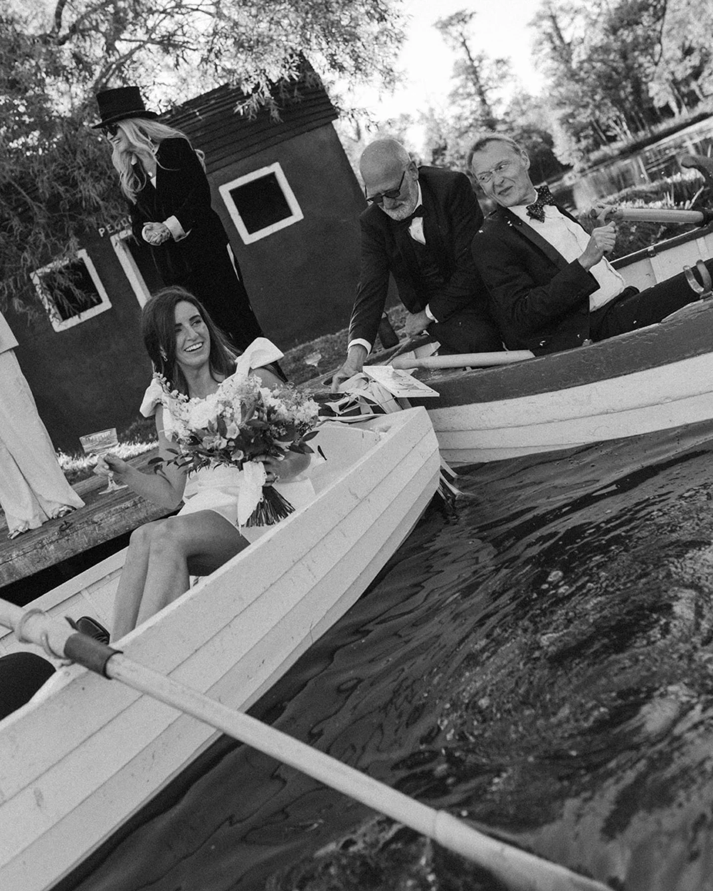 Last spring we had the absolute honour of capturing the wonderful Jazzy &amp; Jacks intimate wedding on the water with their closest friends, family and Quincy.

Bringing in fish and chips from the local, their ceremony held on the lake with their gu