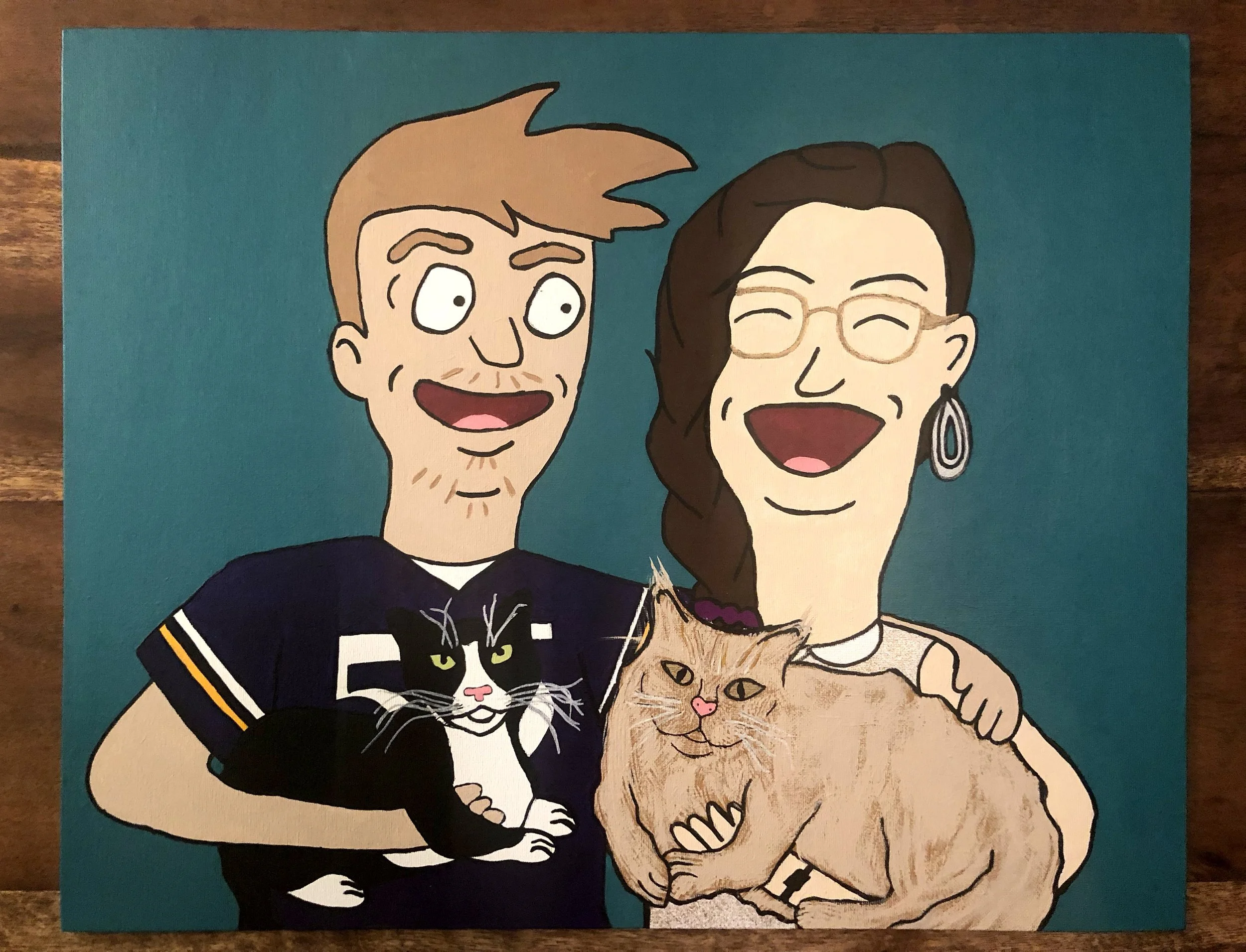 Painting - Charlie and me Bob's Burgerified edited 2 copy.jpg