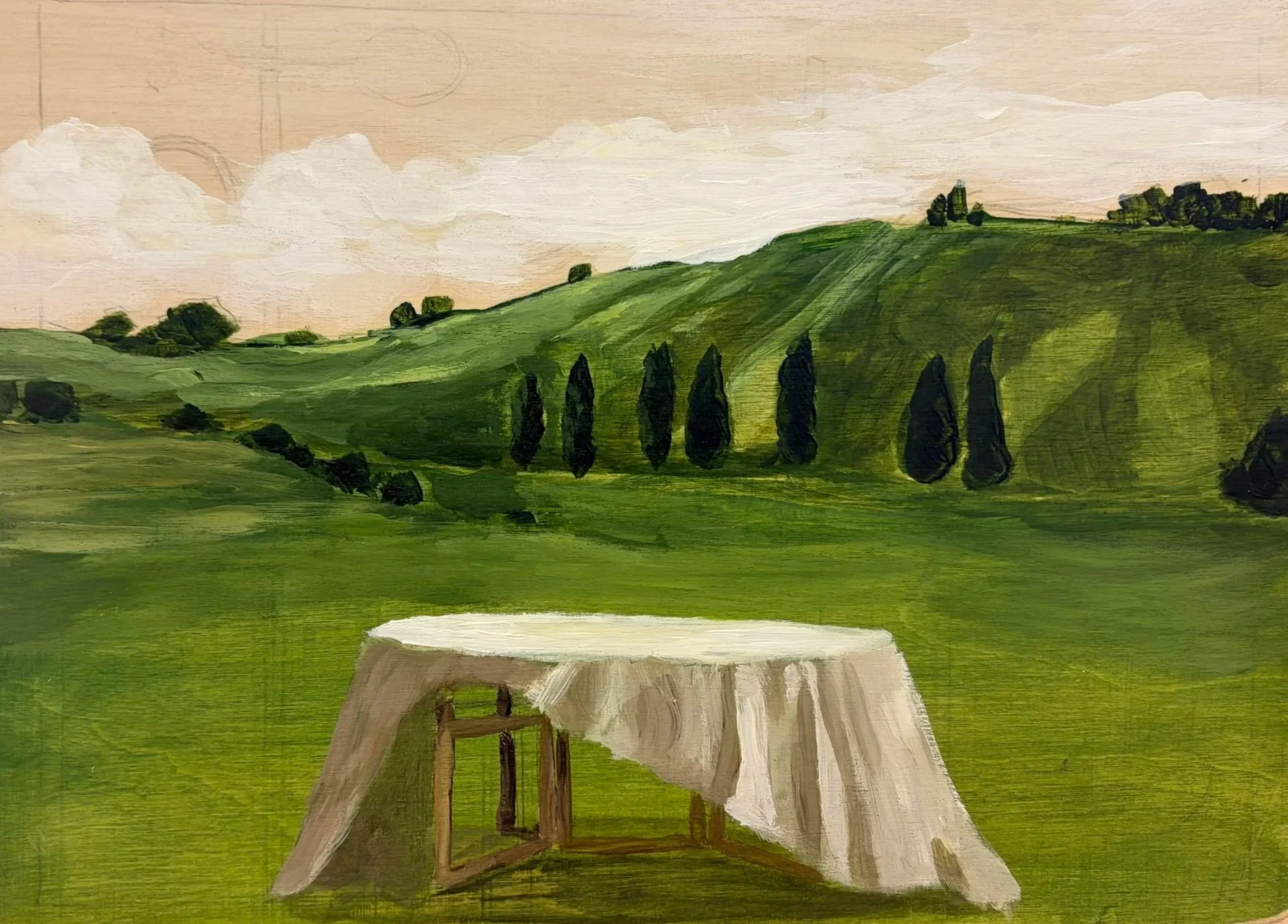 Empty but waiting by Jacqui Brown