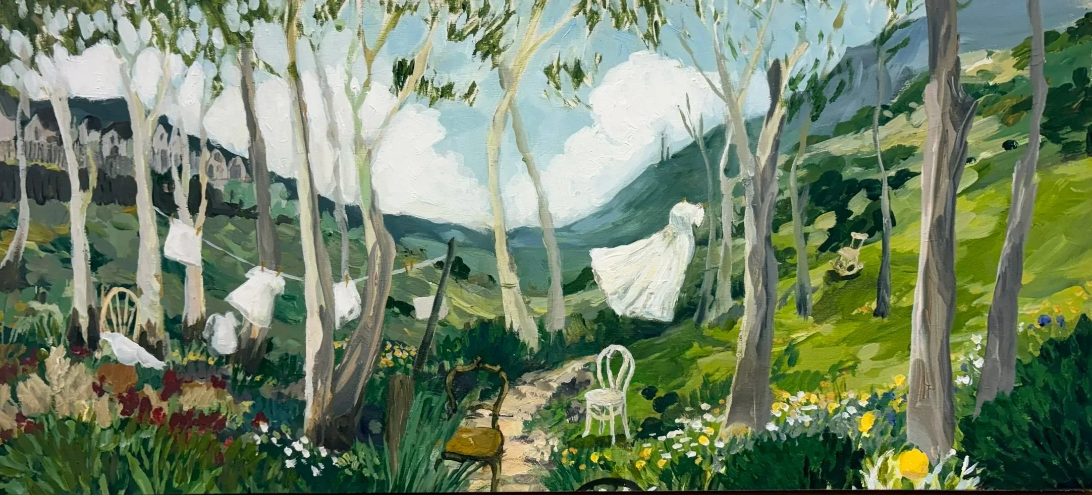 Where the white dress hung by Jacqui Brown