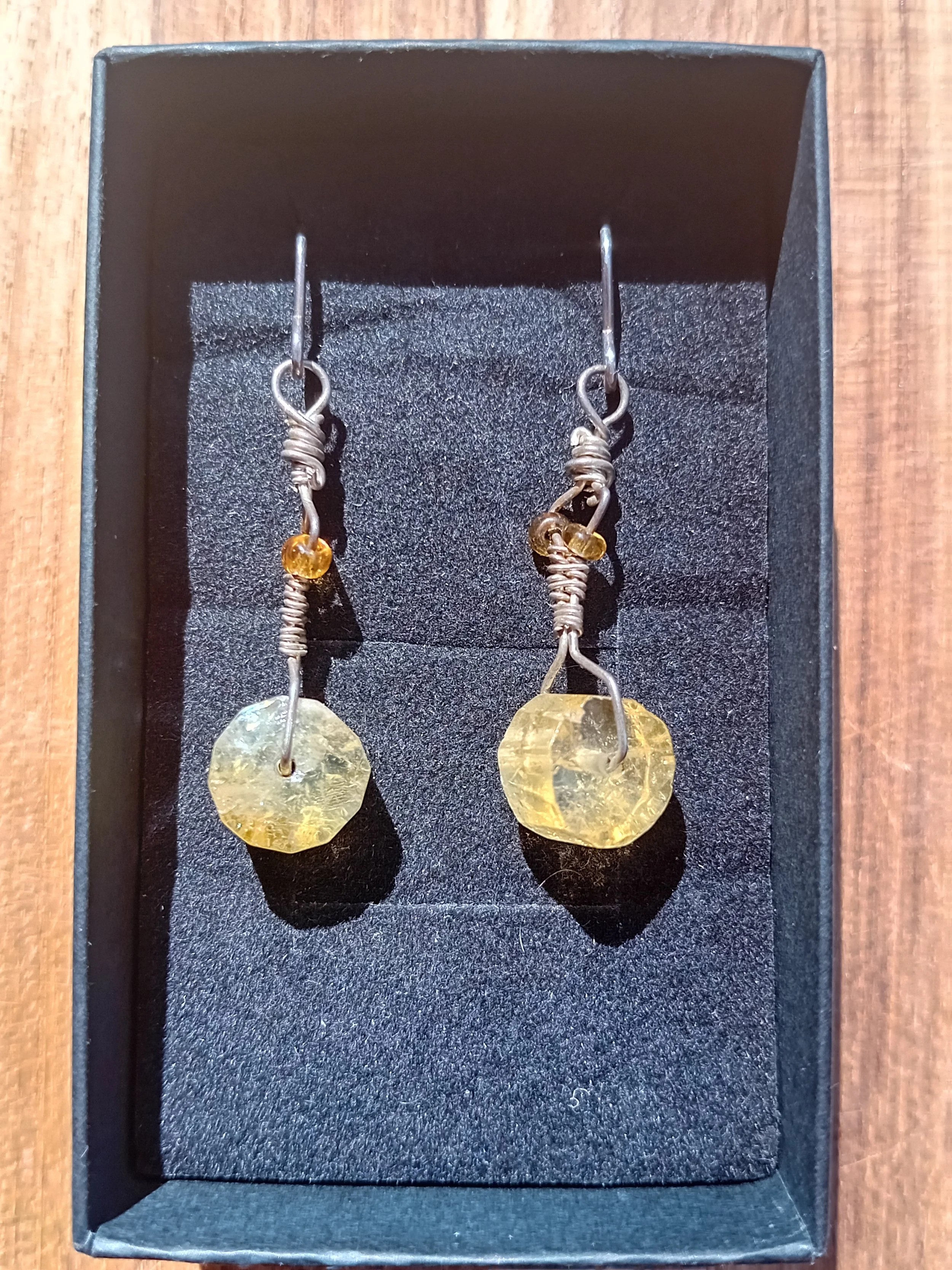 Citrine Sterling Silver Earrings