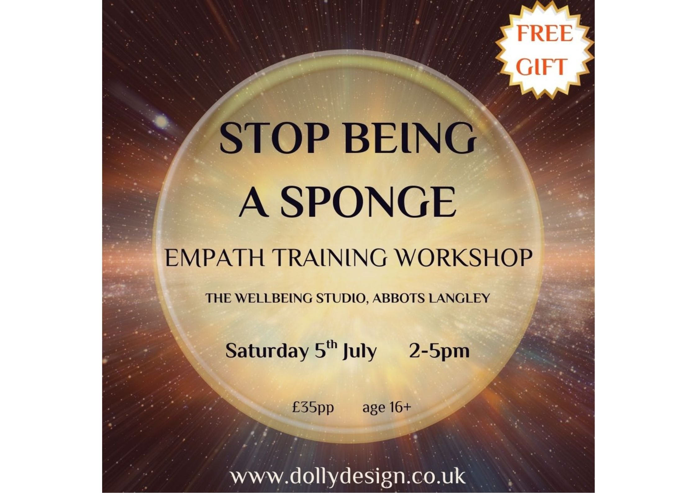 Stop Being A Sponge WORKSHOP