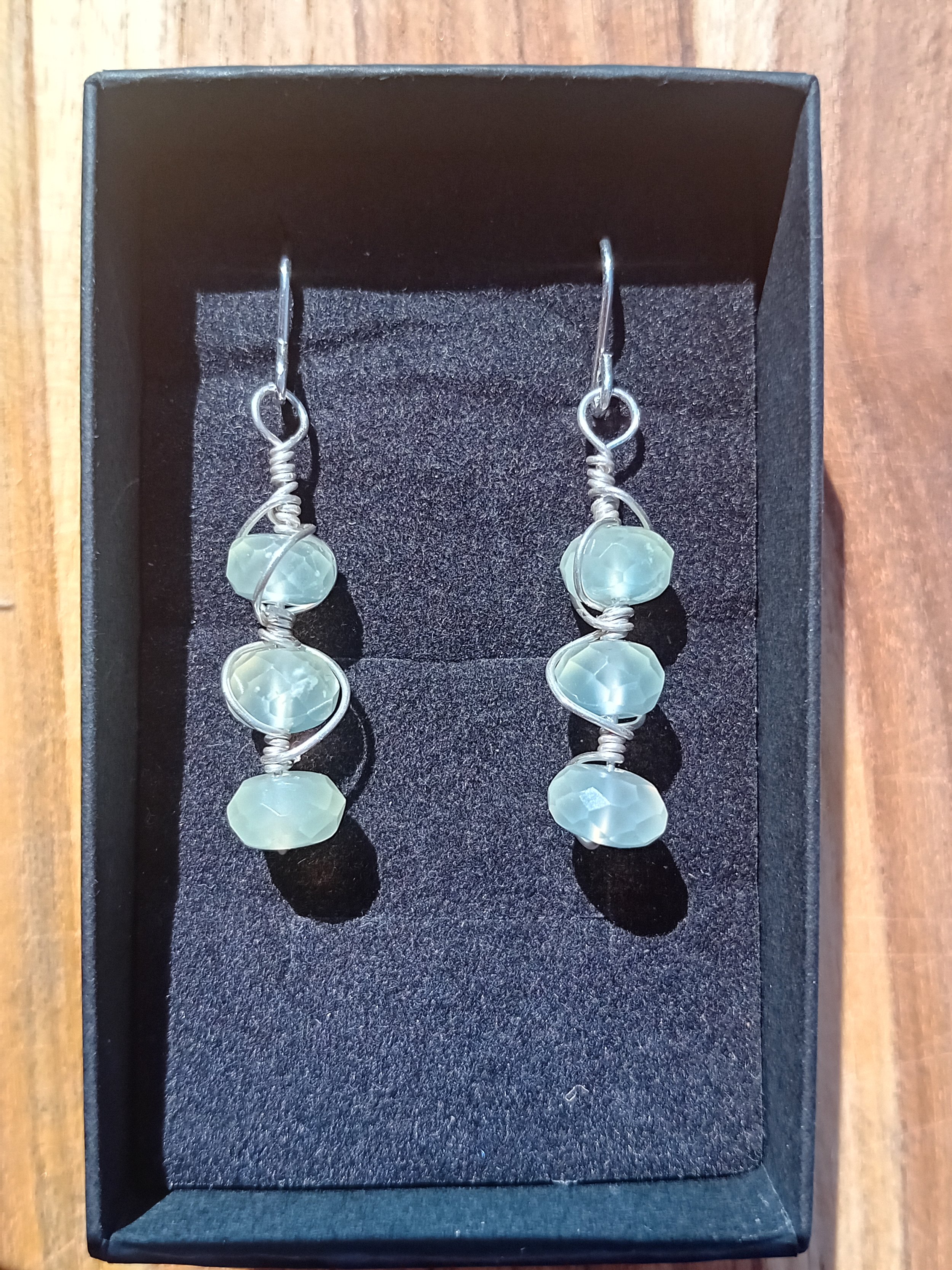 'BEGIN' Bowenite Sterling Silver Earring