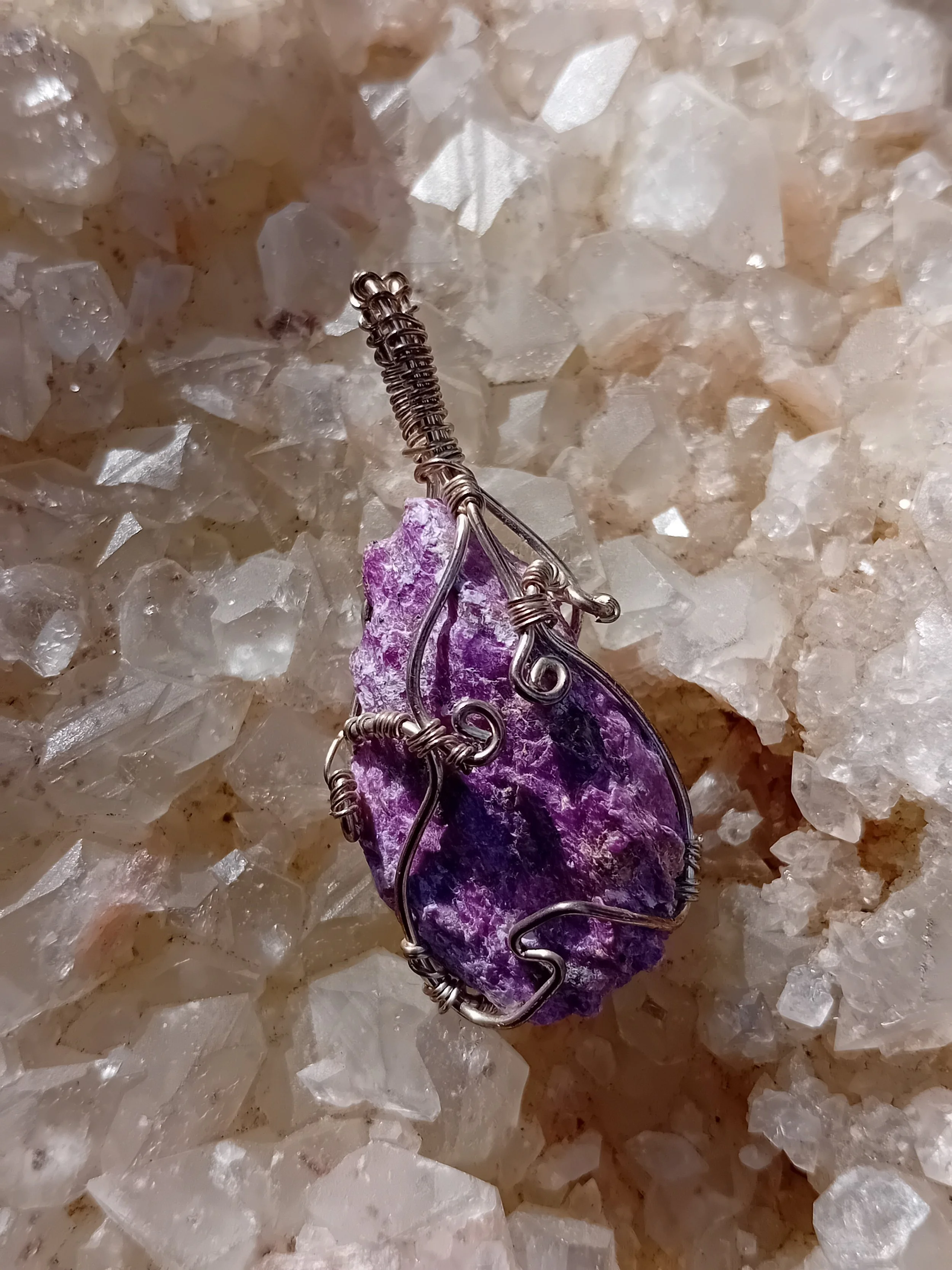 Stichtite Sterling Silver Necklace