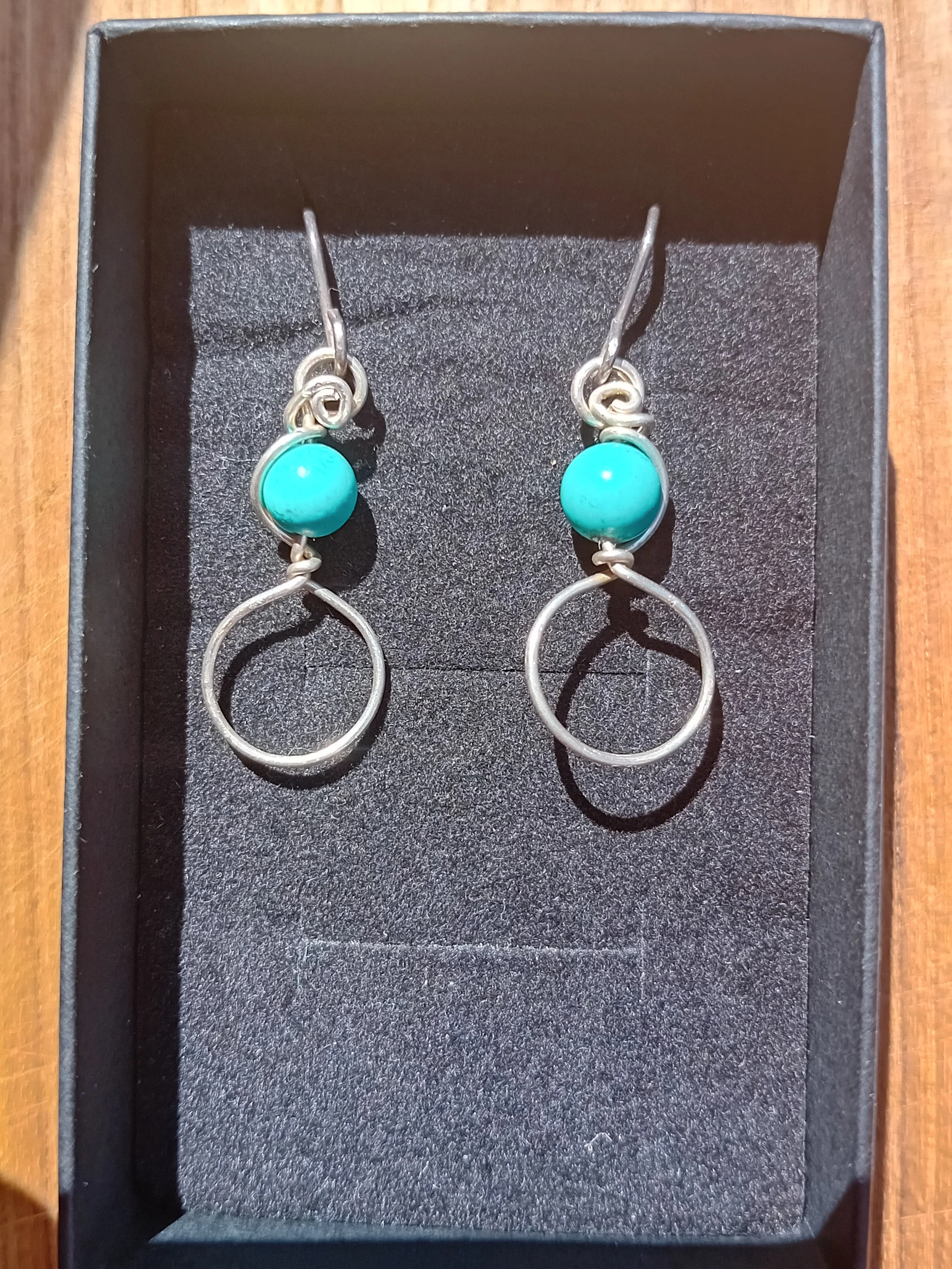 Turquoise Sterling Silver Earring