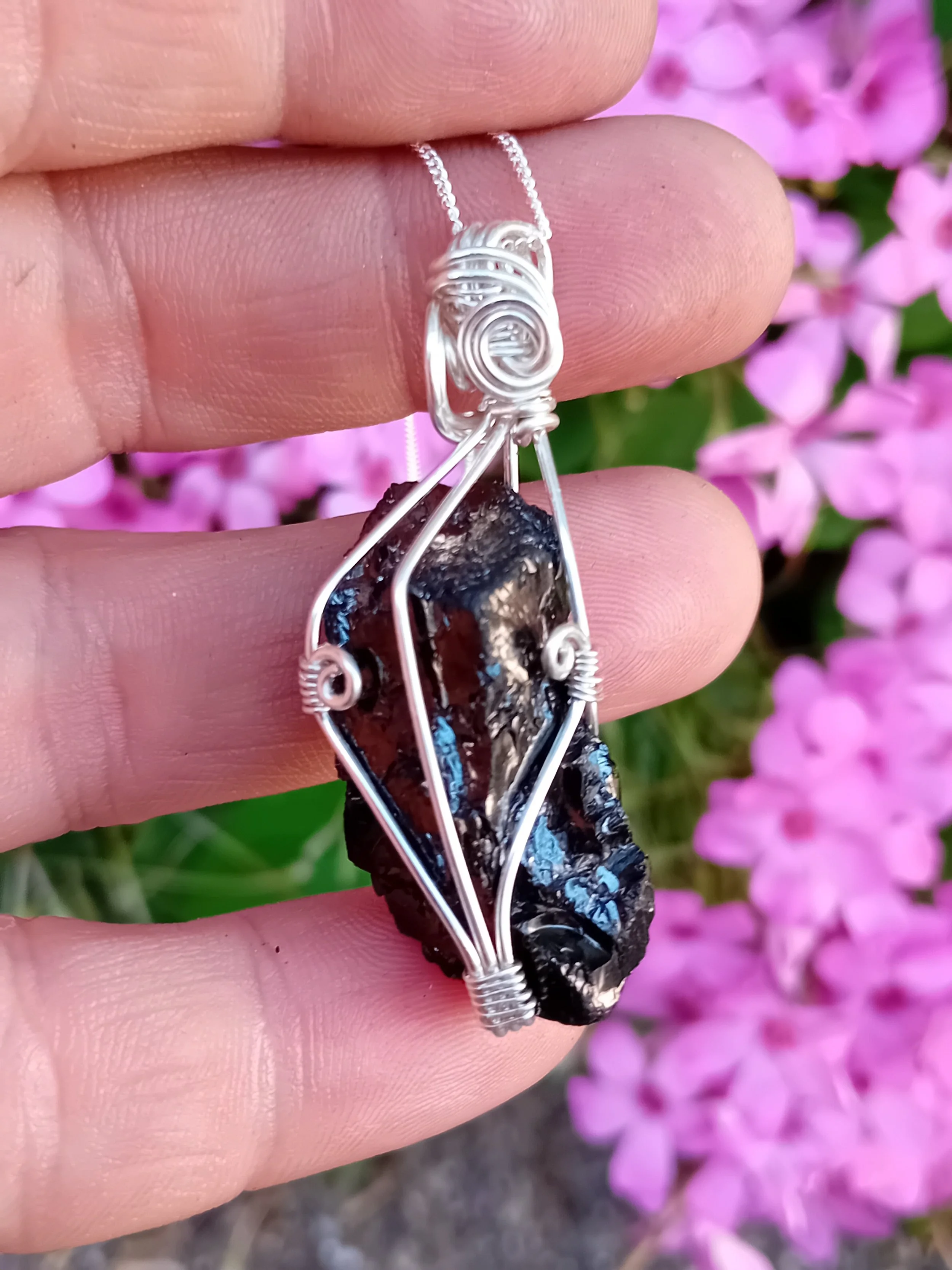 Elite Shungite Sterling Silver Necklace