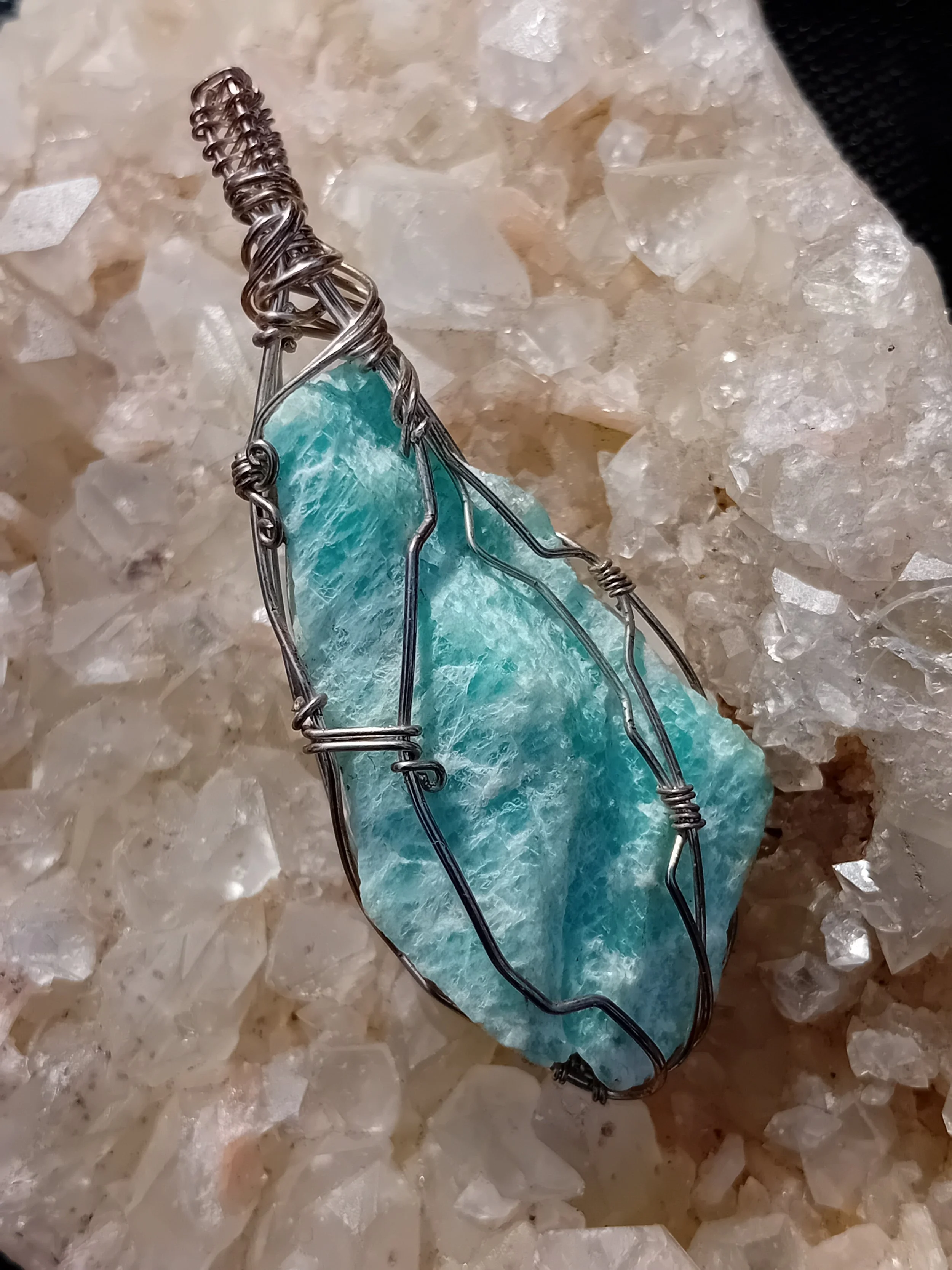 Amazonite Sterling Silver Necklace