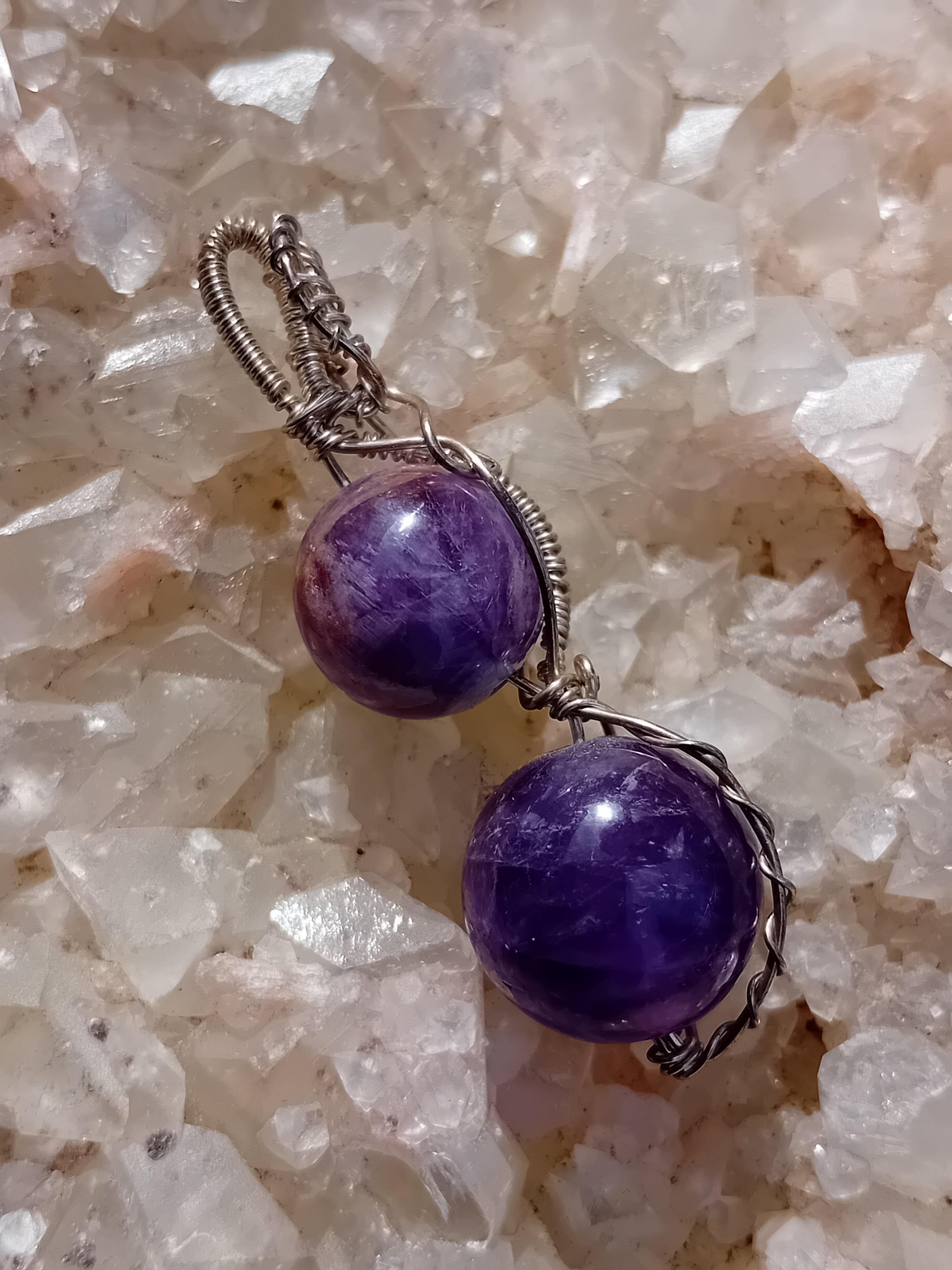 Amethyst Sterling Silver Necklace