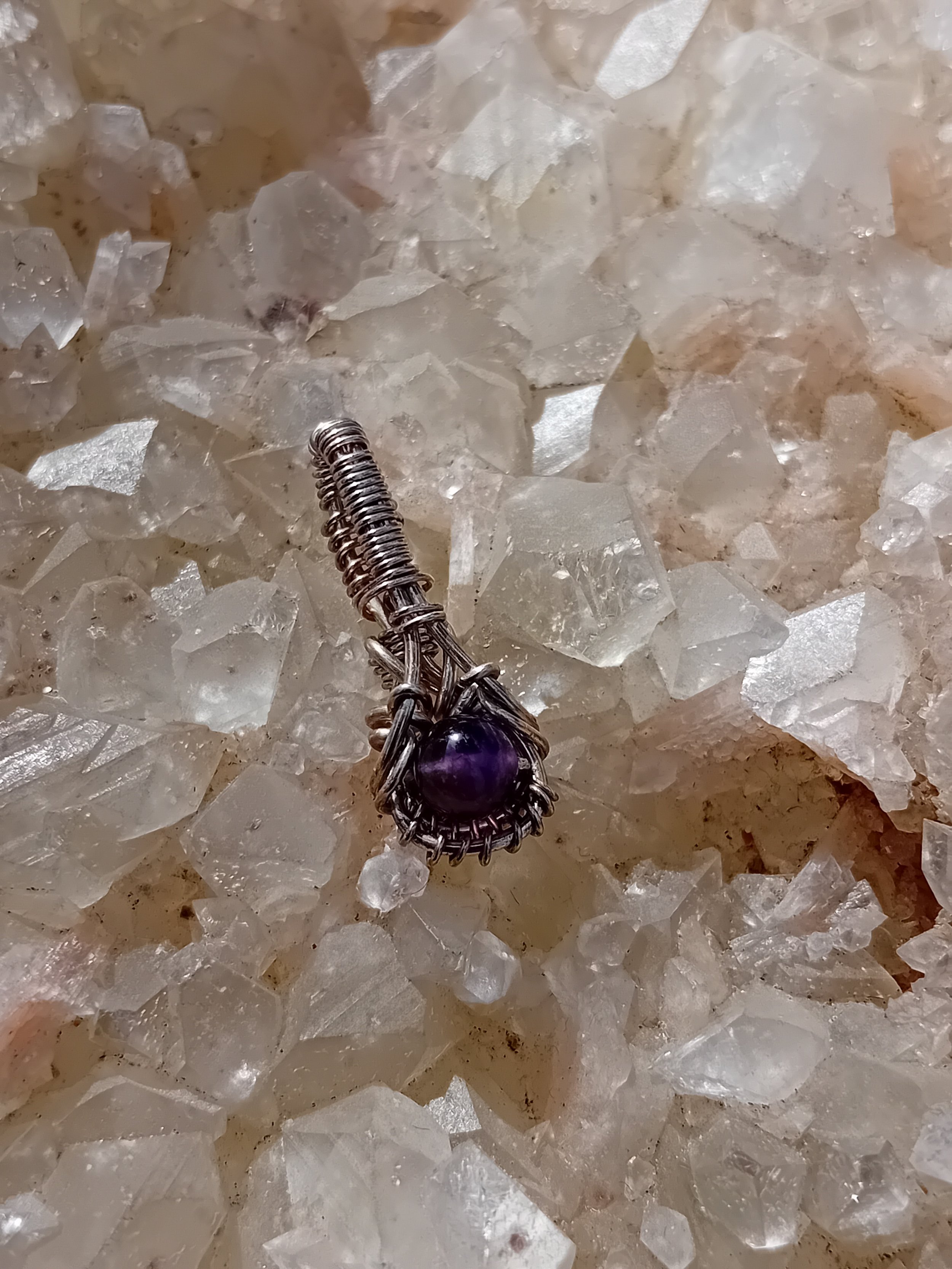 Amethyst Sterling Silver Necklace