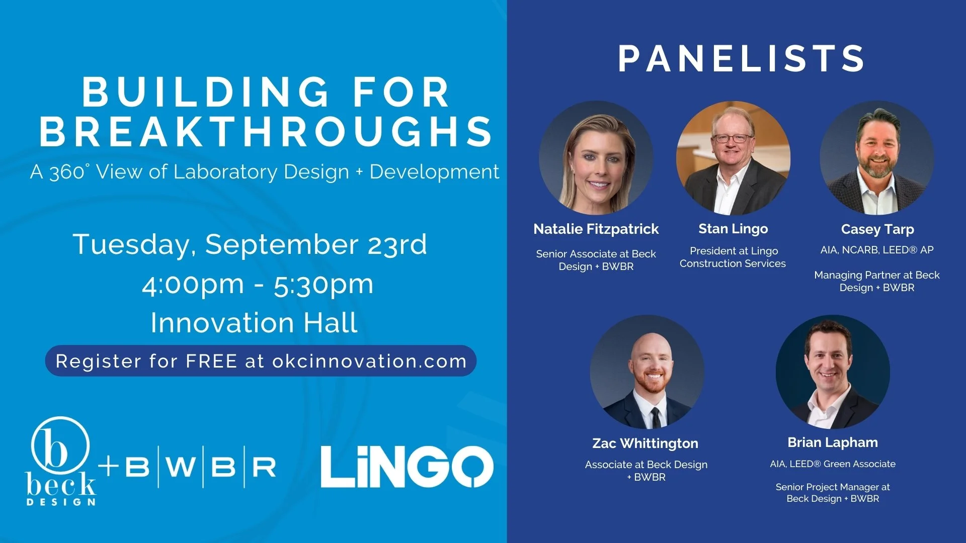 Building for Breakthroughs: A 360˚ view of laboratory design + development