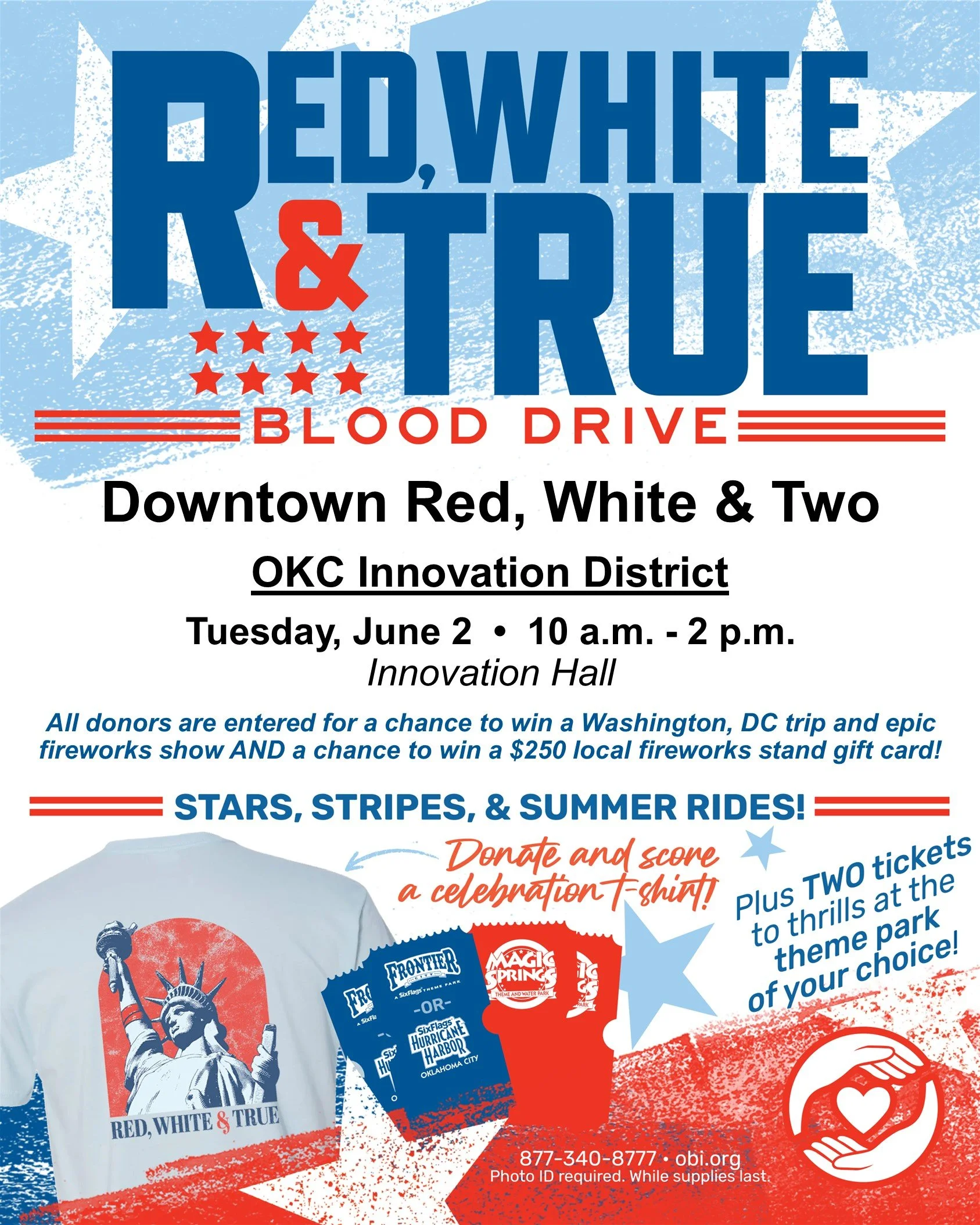 OKCID x OBI: Red White &amp; True Blood Drive