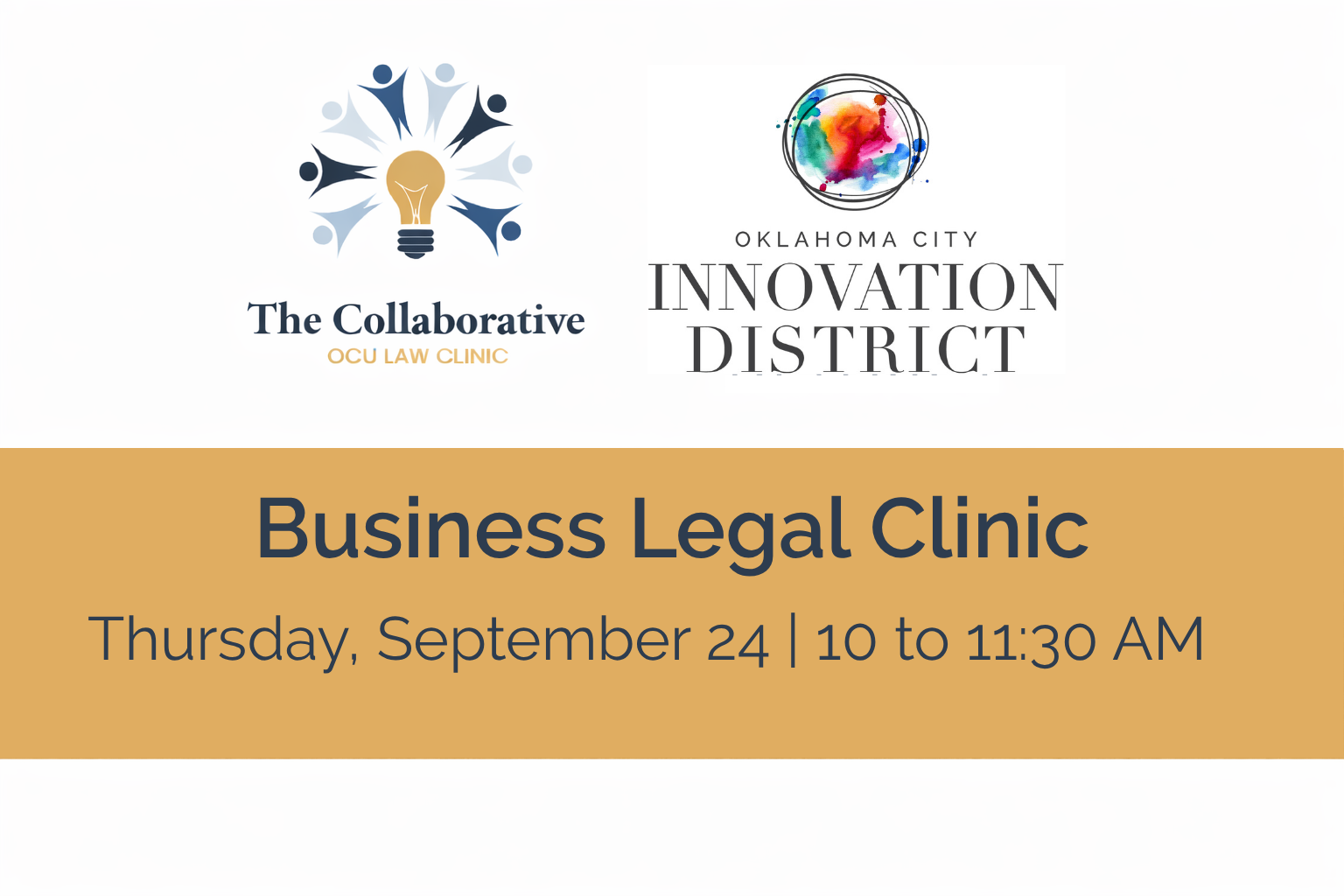 OKCU x OKCID Business Legal Clinic 