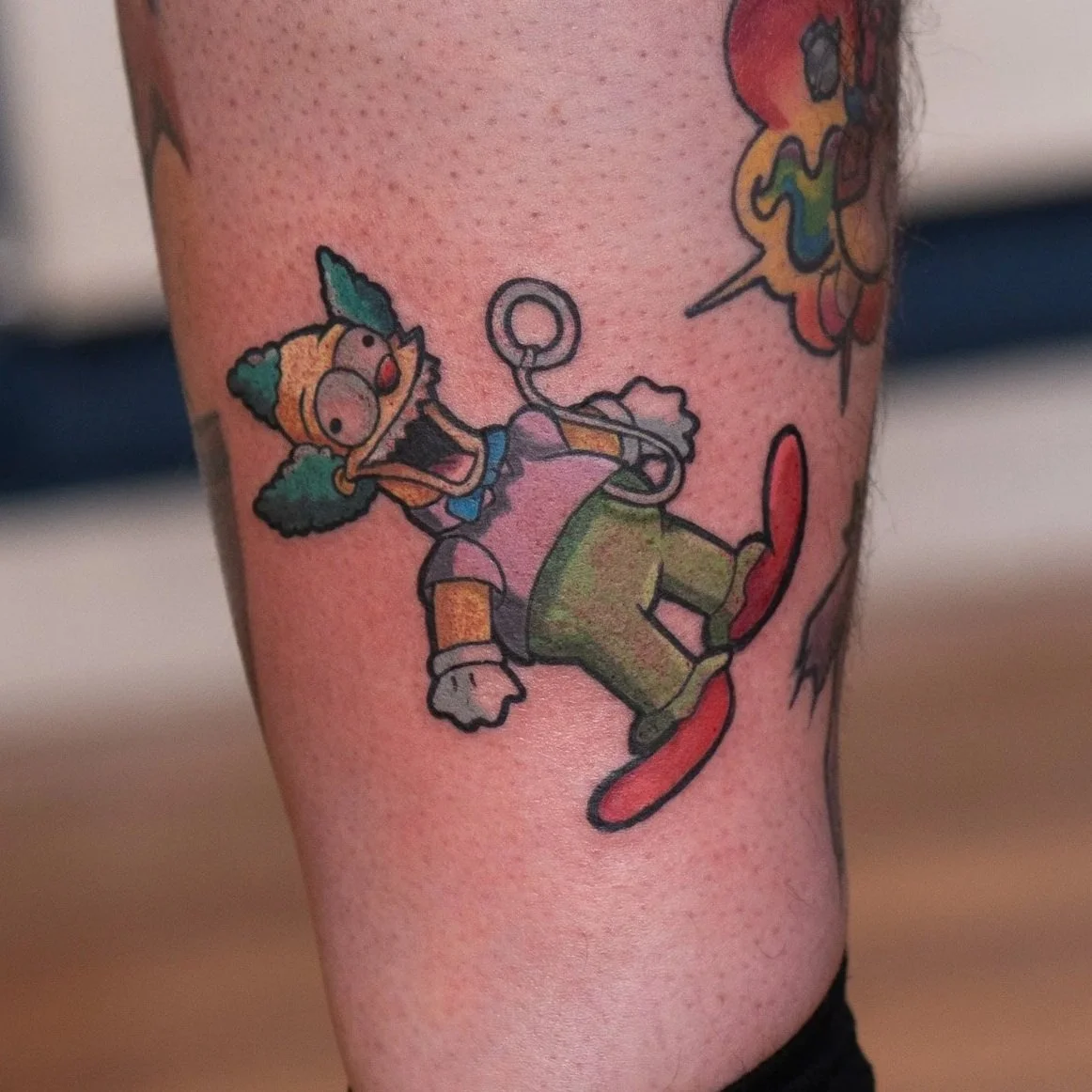 Simpsons Tattoo done in Wheatley, Oxford and Thame