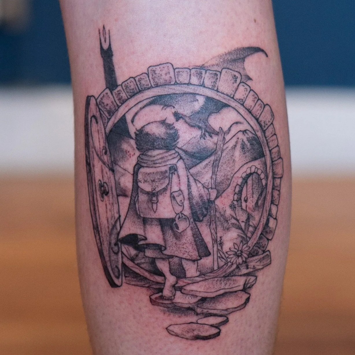 Lord of the Rings Tattoo done in Wheatley, Oxford and Thame