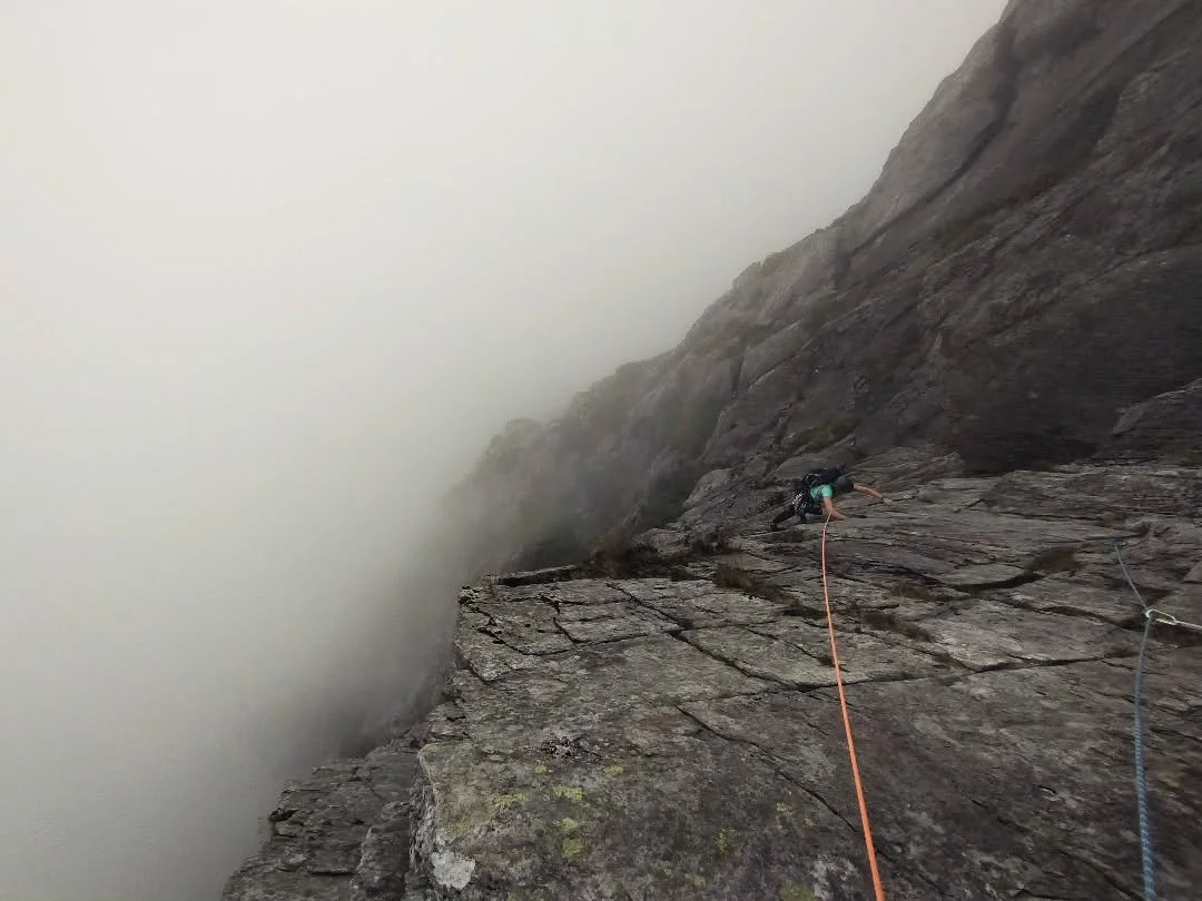 Grooved Arete (HVD 4a)

An absolute classic low-grade mountain route on the east face of Tryfan. At first glance, it might seem pretty &quot;vanilla,&quot; but once you're on it, the route reveals some brilliant climbing with great positions &mdash; 