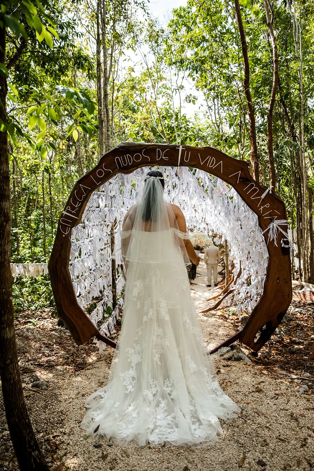 Wedding in the jungle near the beach