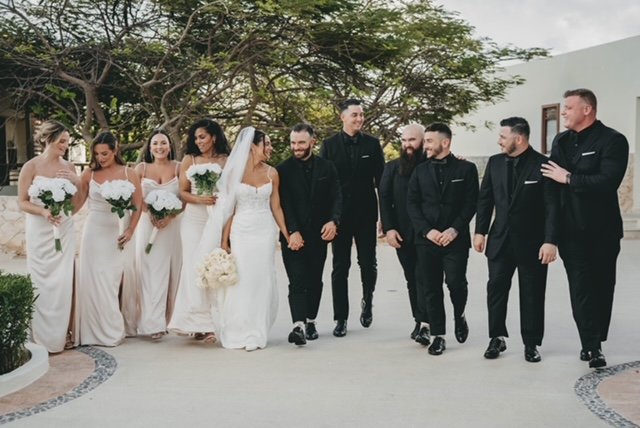 Wedding guests at Secrets Playa Mujeres