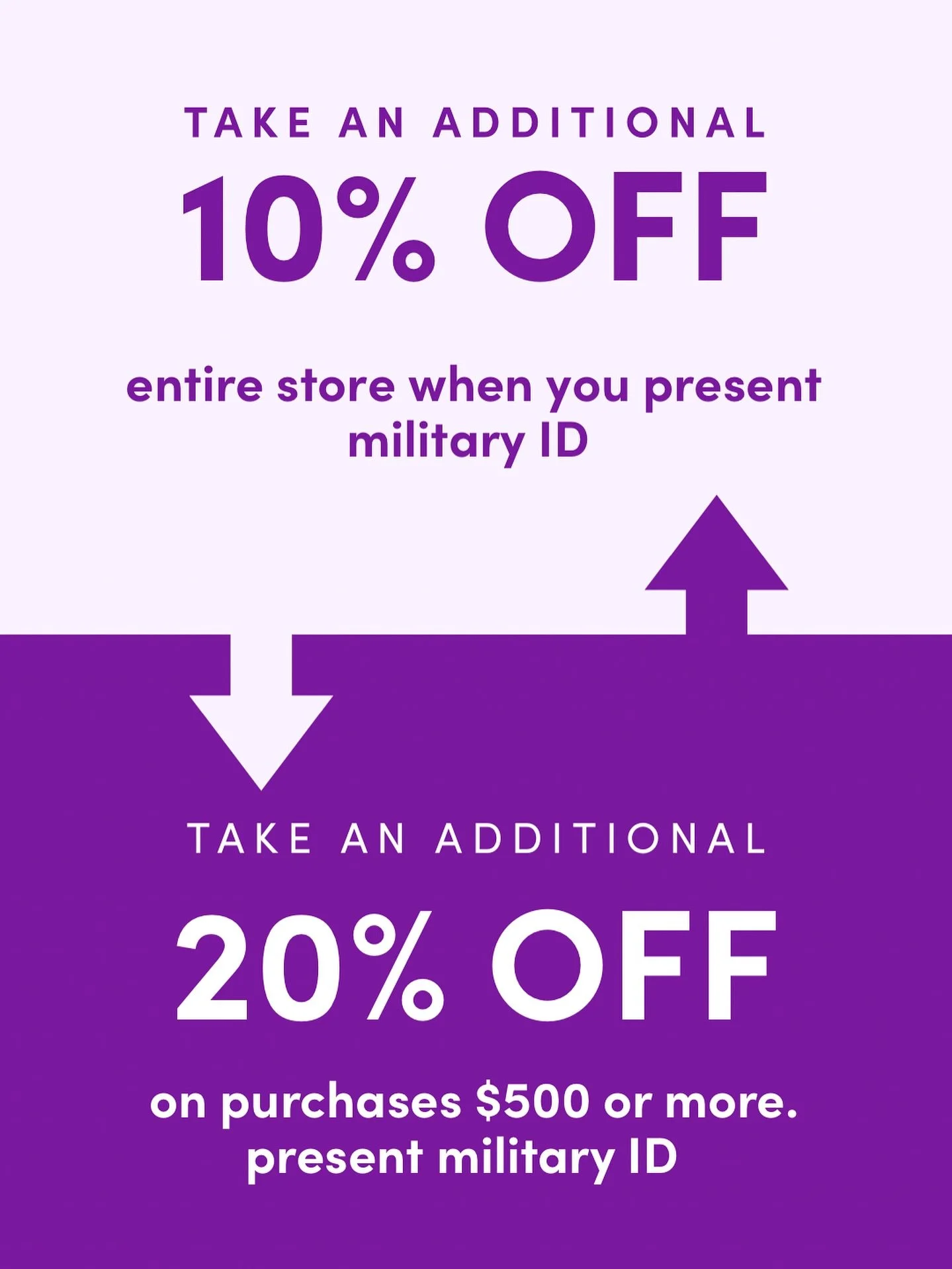STARTS TODAY! Grab those discounts before the best deals run out! Nov. 8th - 11th! Just present your military ID at the register! 

#wayfairoutlet #wayfairoutletsanmarcos #wayfairhome
#tanger #tangeroutlets #sanmarcos #sanmarcostx #wayfairfinds #wayf