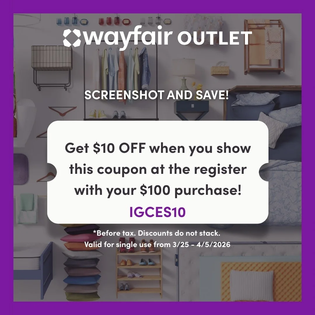 SCREENSHOT and SAVE! Bring your coupon to the store between March 25th to April 5th and get $10 OFF your purchase of $100!