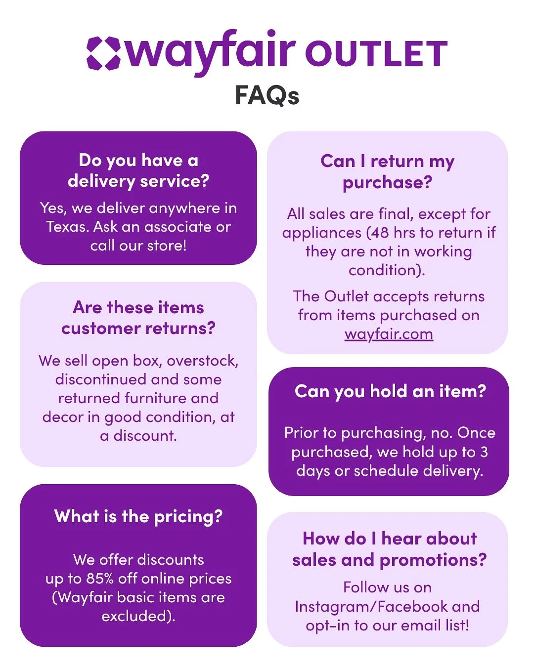 Any other questions? Comment below ⬇️ 

#wayfair #wayfairoutlet #furniture #decor #interiordesign #diy #sale #discount #liquidation #bedroom #study #couch #art #renovation #realestate #home #family