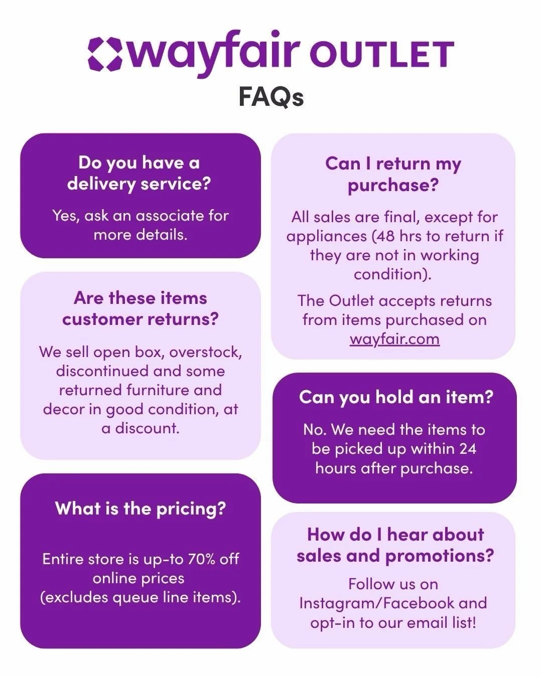 Any other questions? Drop them in the comments!
#wayfair #wayfairoutlet #attleboro