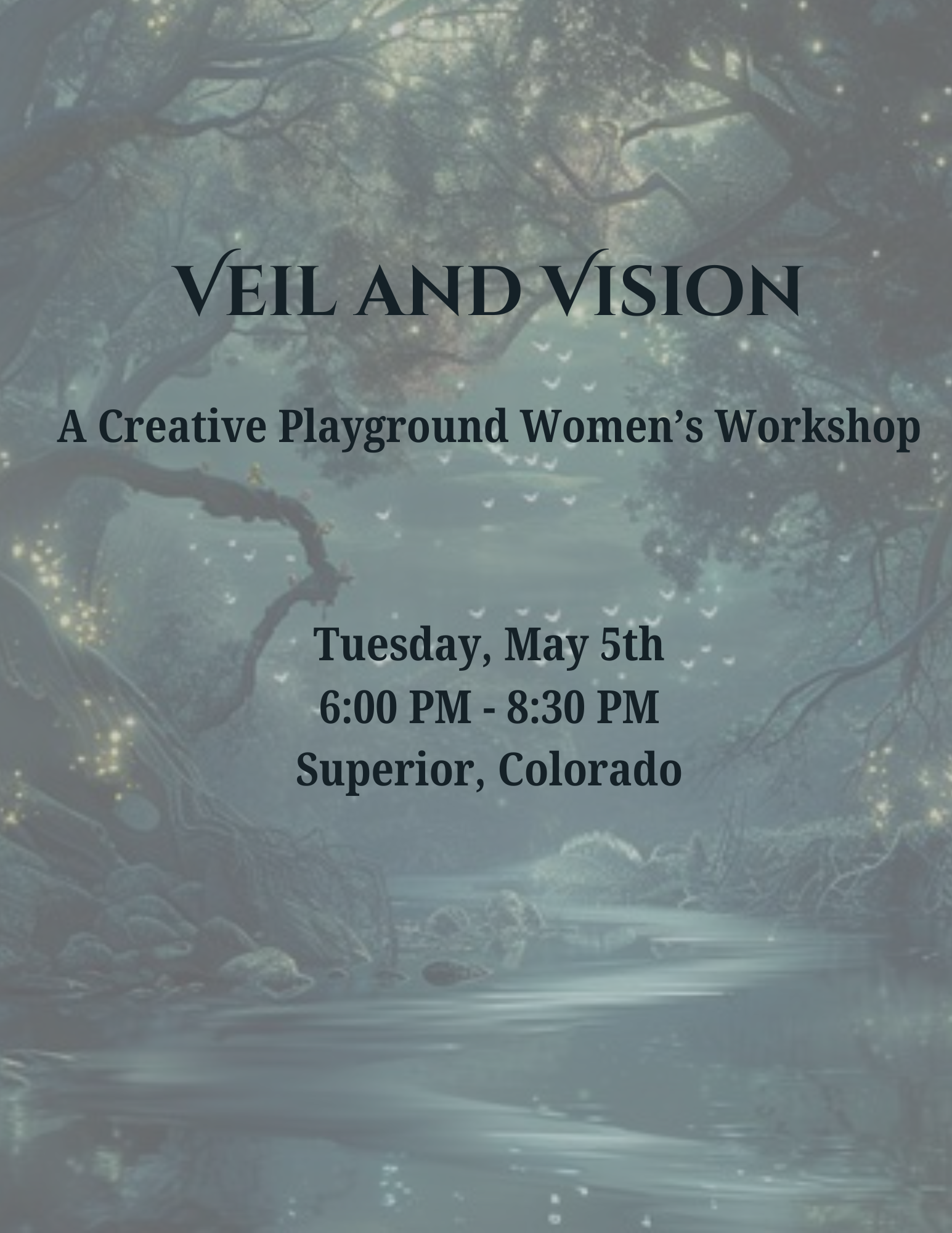 Creative Playground Women's Workshop: Veil and Vision