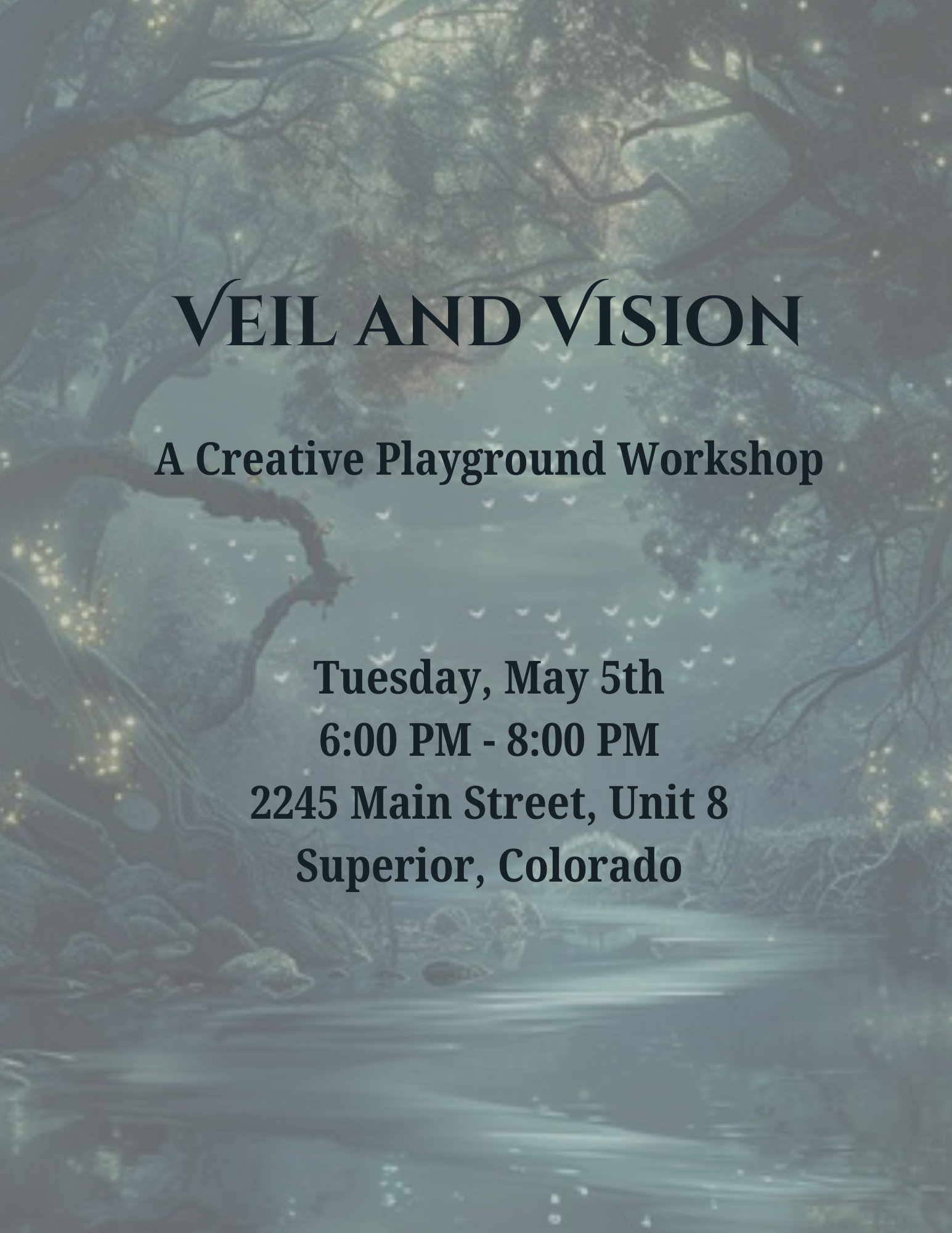 Creative Playground Workshop: Veil and Vision