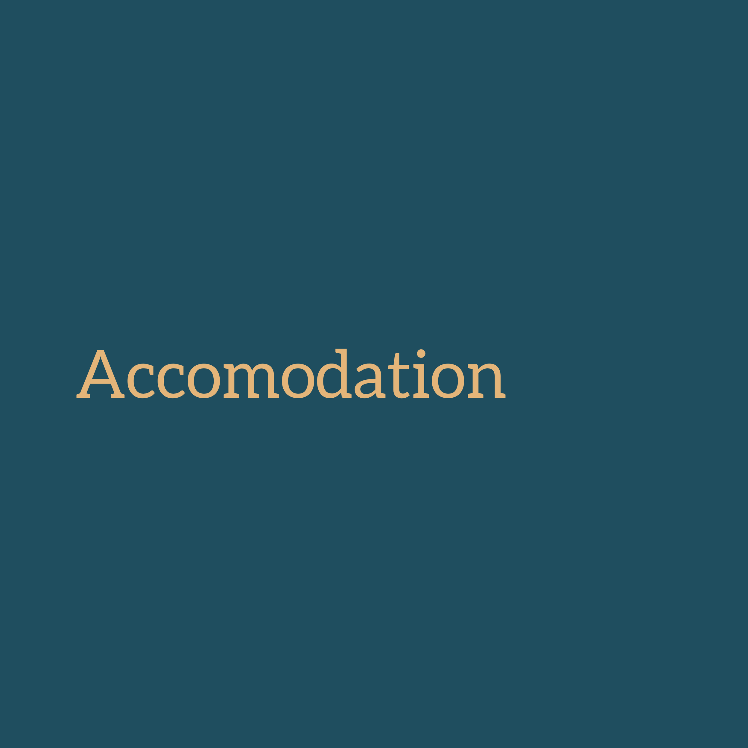 Accomodation