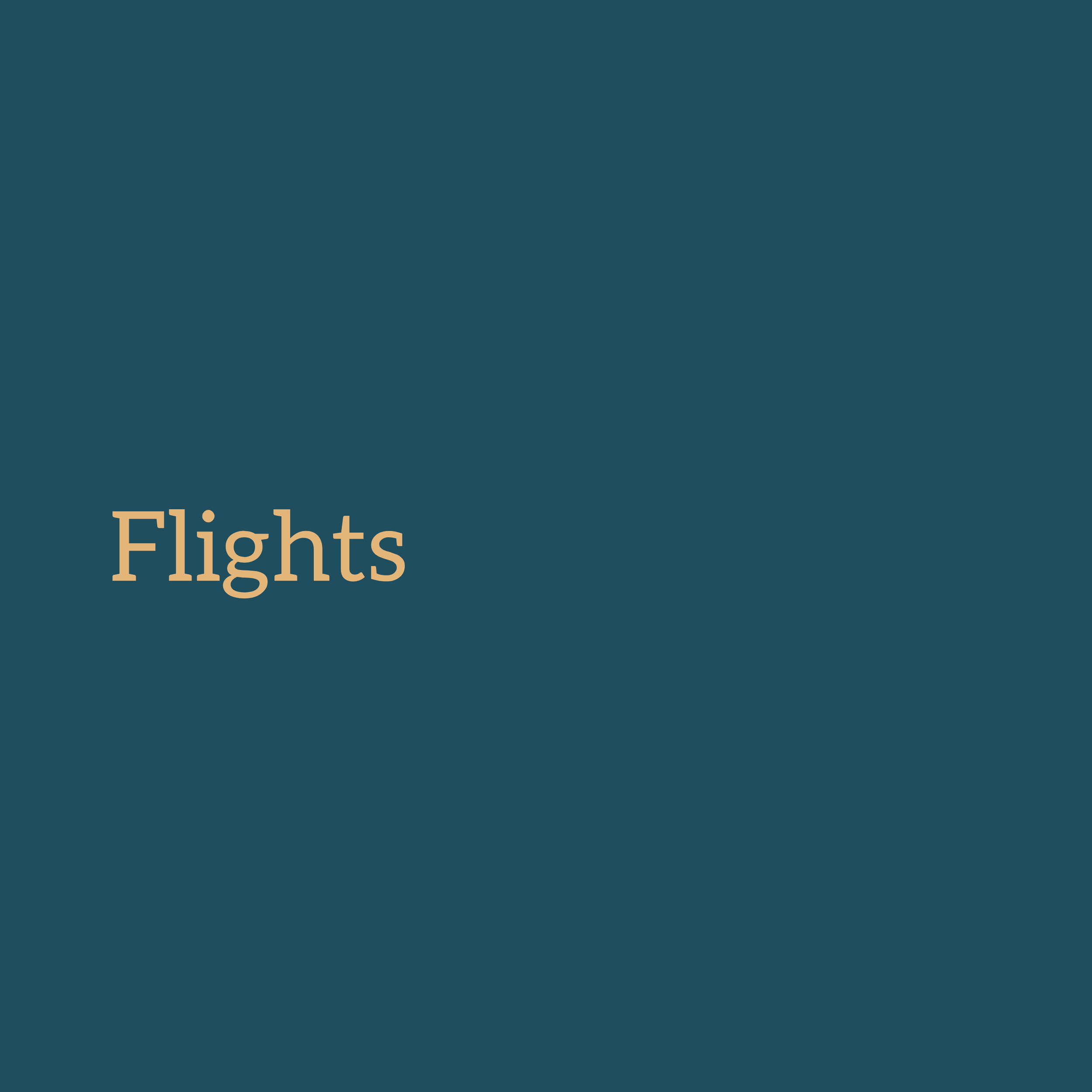 Flight information and airports