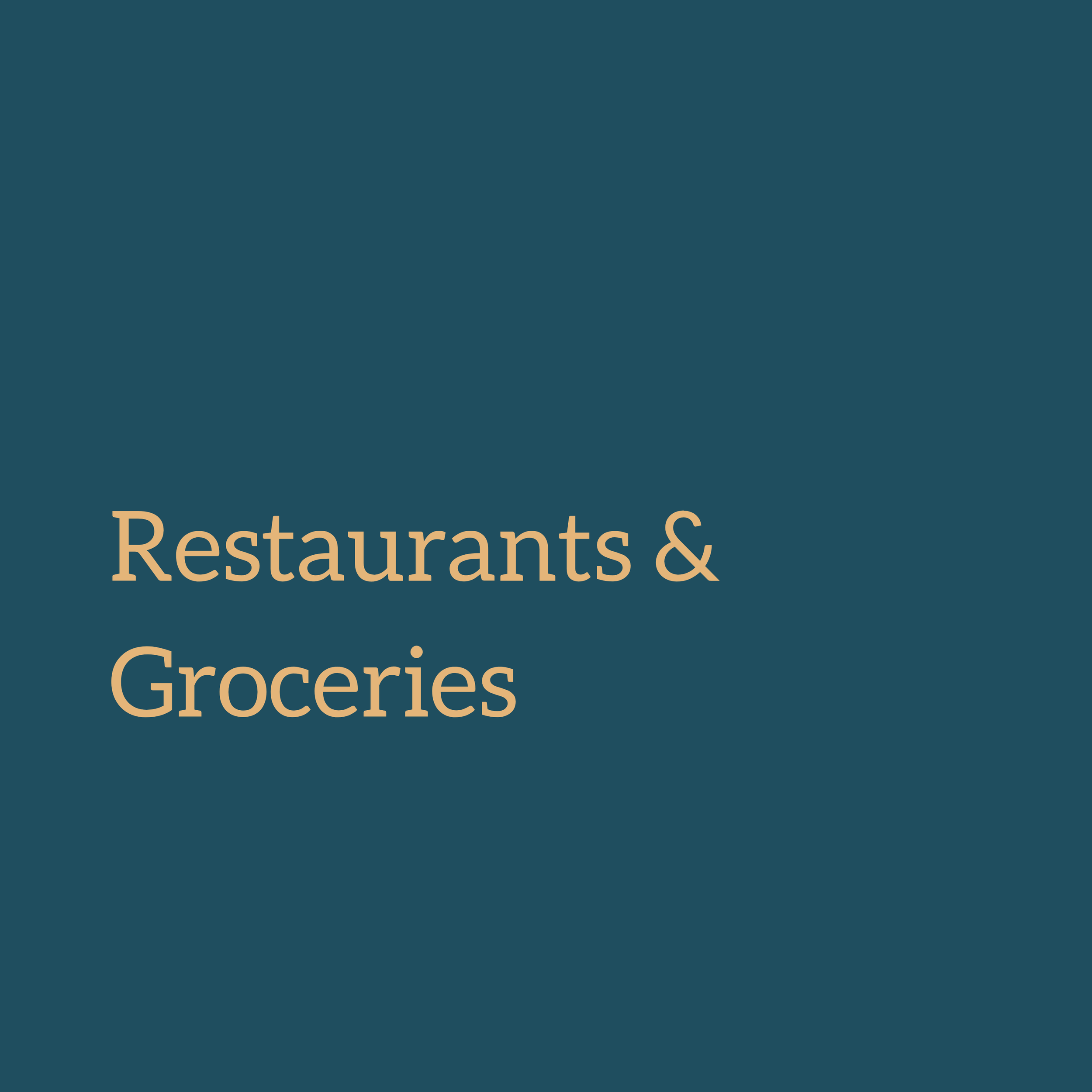 Where to buy your groceries