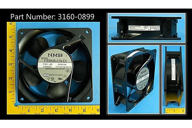 Fan, Tube Axial 115 VAC 2900 RPM80 CFM 119x119 for Agilent 5DX Xray system - 3160-0899