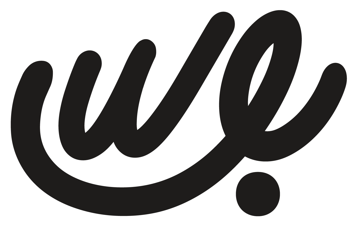 Een zwart-wit logo met de tekst 'will' in een vloeiend, cursief lettertype.