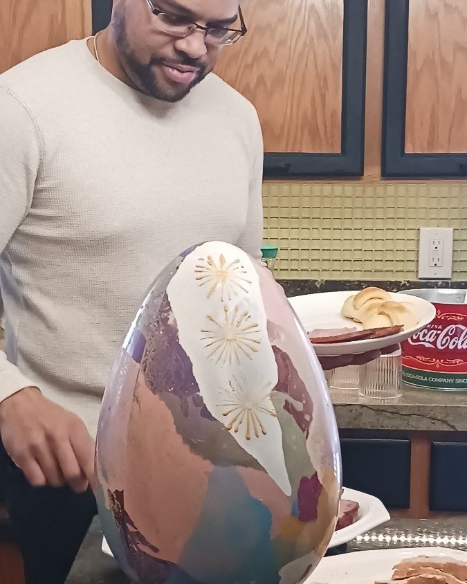 Some of our customers are still hesitant to break our eggs. I say do it! We can always make more in May! @chefrubber @guittardchocolate @shoplocalutah @foodiesslc