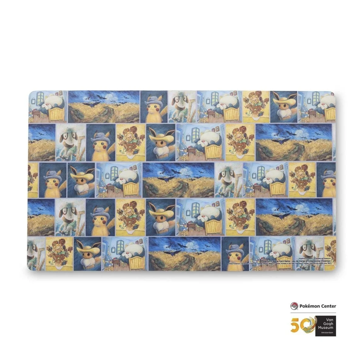 Pokémon Inspired by Paintings from the Van Gogh Museum Playmat