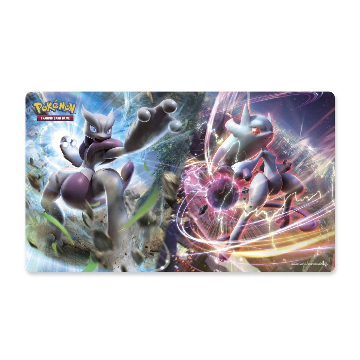 Mega Mewtwo X and Mega Mewtwo Y Playmat