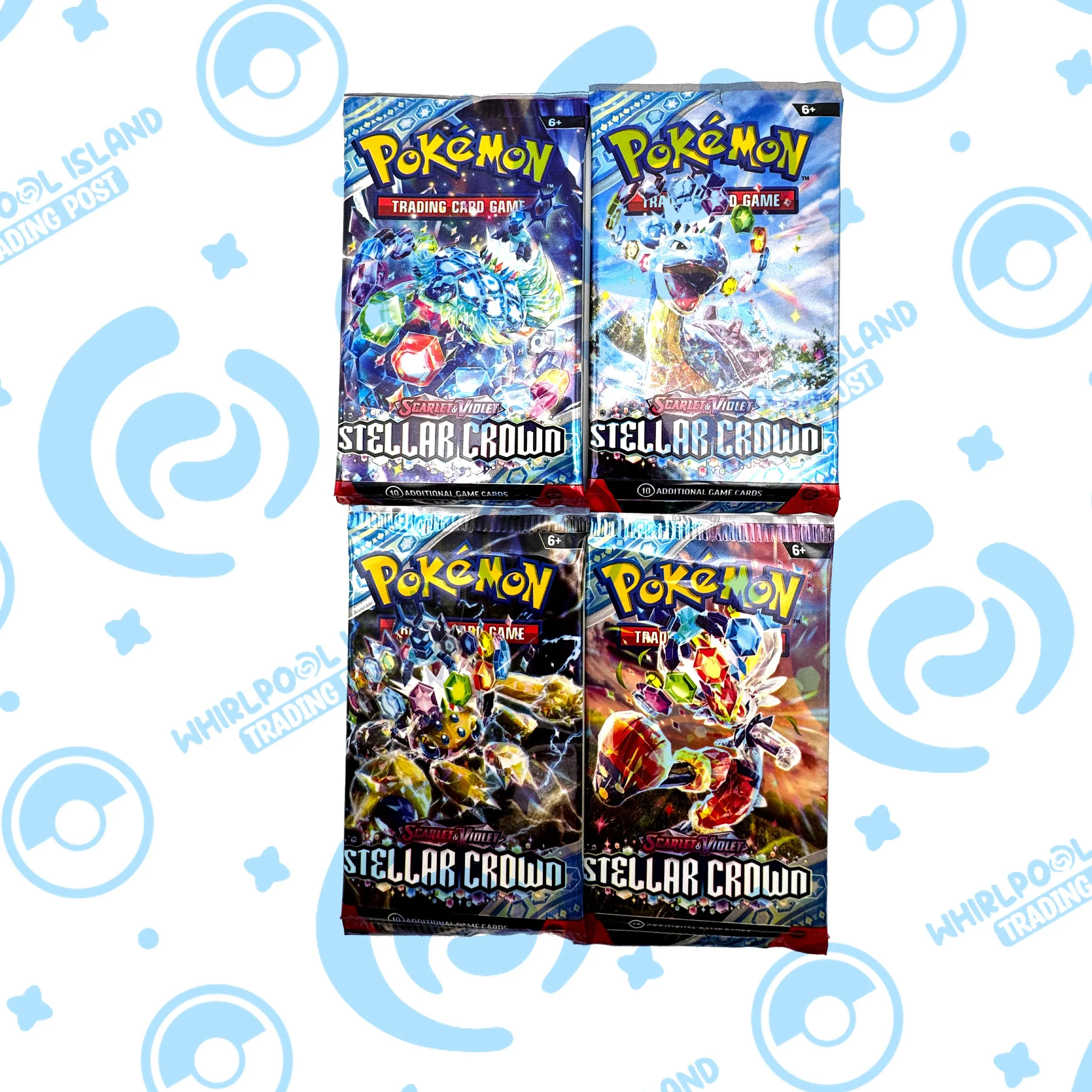 Pokemon Booster Pack Art Set - Stellar Crown