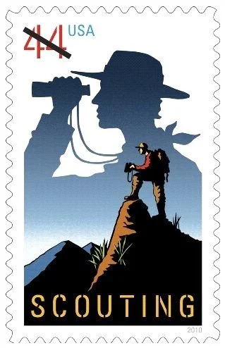 Earning Stamp Collecting Merit Badge