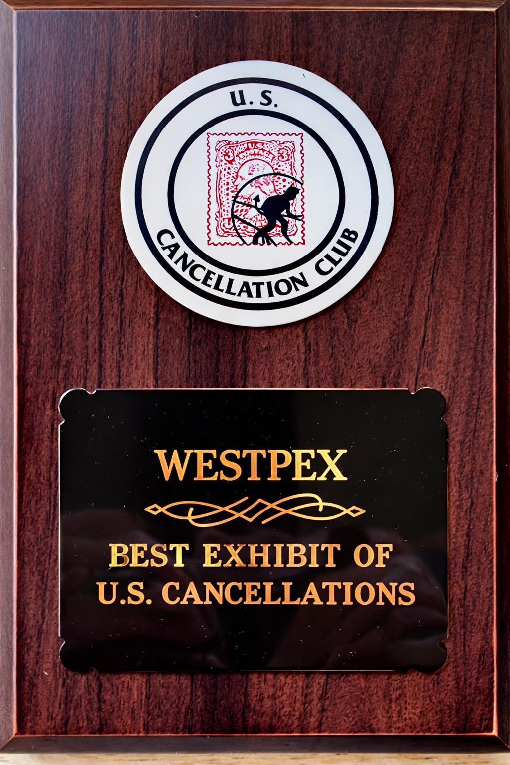 US Cancellation Club — US Cancellation Club Award