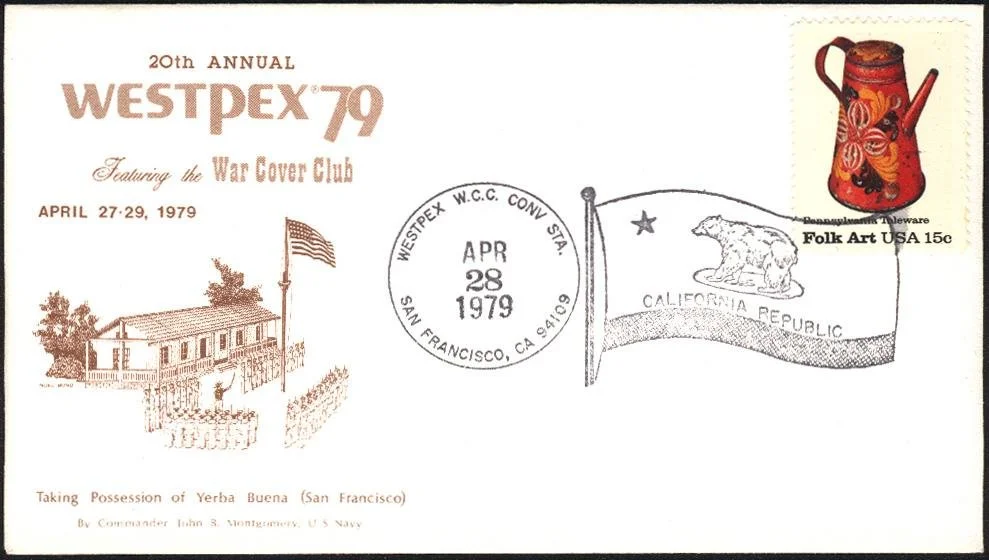 Brown 1979 WESTPEX 20th anniversary cachet