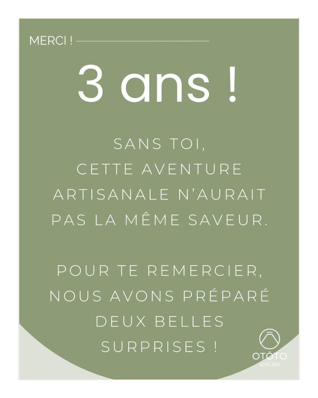 🎉 OTOTO Atelier a souffl&eacute; ses 3 bougies ! 🎂
.
Pour f&ecirc;ter &ccedil;a, on te pr&eacute;sente nos 2 toutes nouvelles cr&eacute;ations, toujours imprim&eacute;es localement sur papier recycl&eacute;, avec amour et engagement 🥰😇
.
🖼️ 2 af