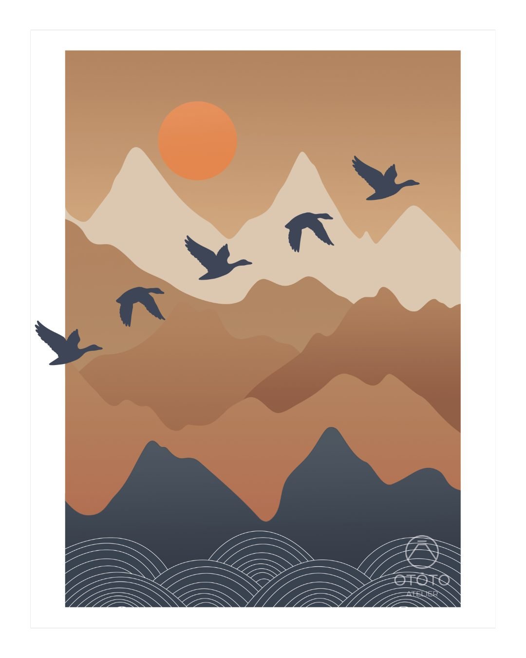 Envol&eacute;e d&rsquo;Automne : Un voyage po&eacute;tique entre montagnes dor&eacute;es et libert&eacute; infinie. Une touche d&rsquo;&eacute;vasion et de s&eacute;r&eacute;nit&eacute; pour ton int&eacute;rieur 😍
.
🌿 &Eacute;co-responsable &amp; &