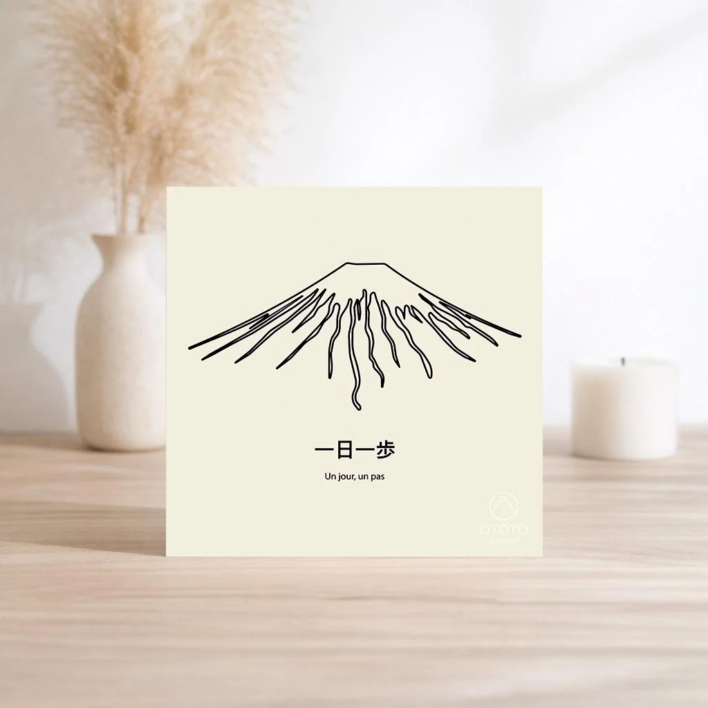 Carte “Fuji, un Jour, un Pas"